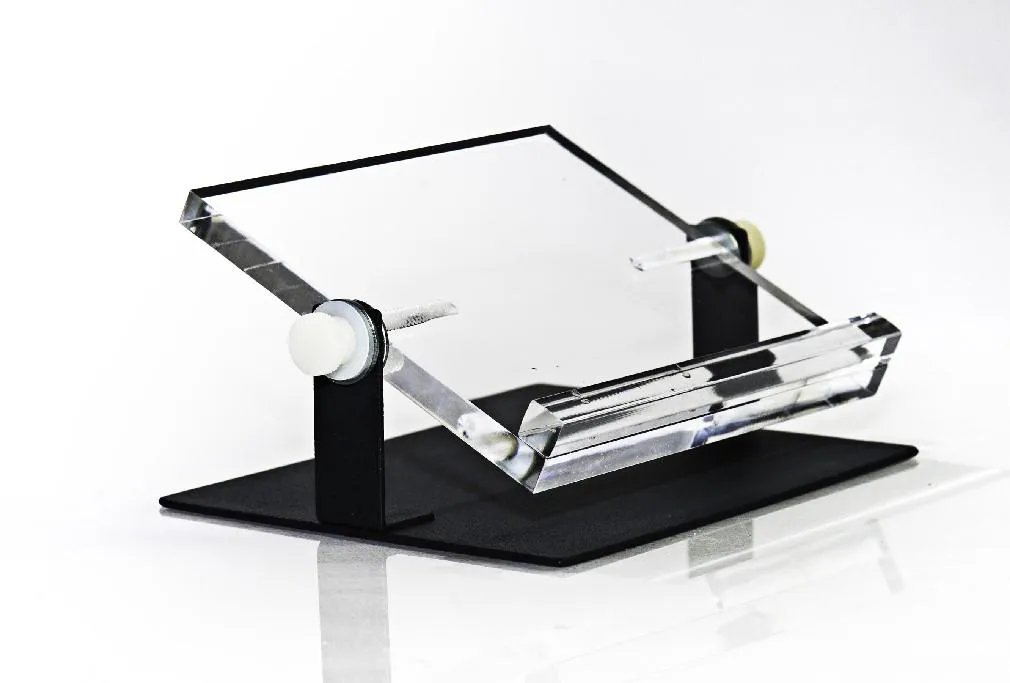 SP Bel-Art Stand Acrylic Tilting Adjustable Microplate Stand Holds All Sizes