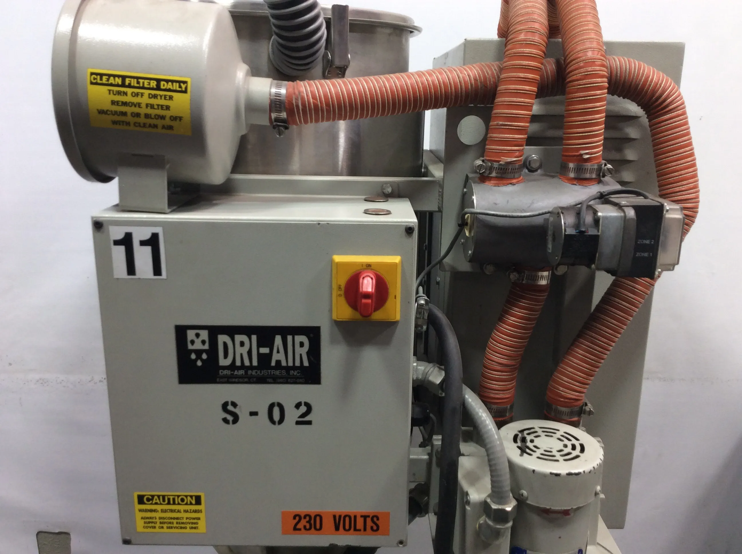 Dri-Air Industries Hopper with Mount Dryer AHM-3