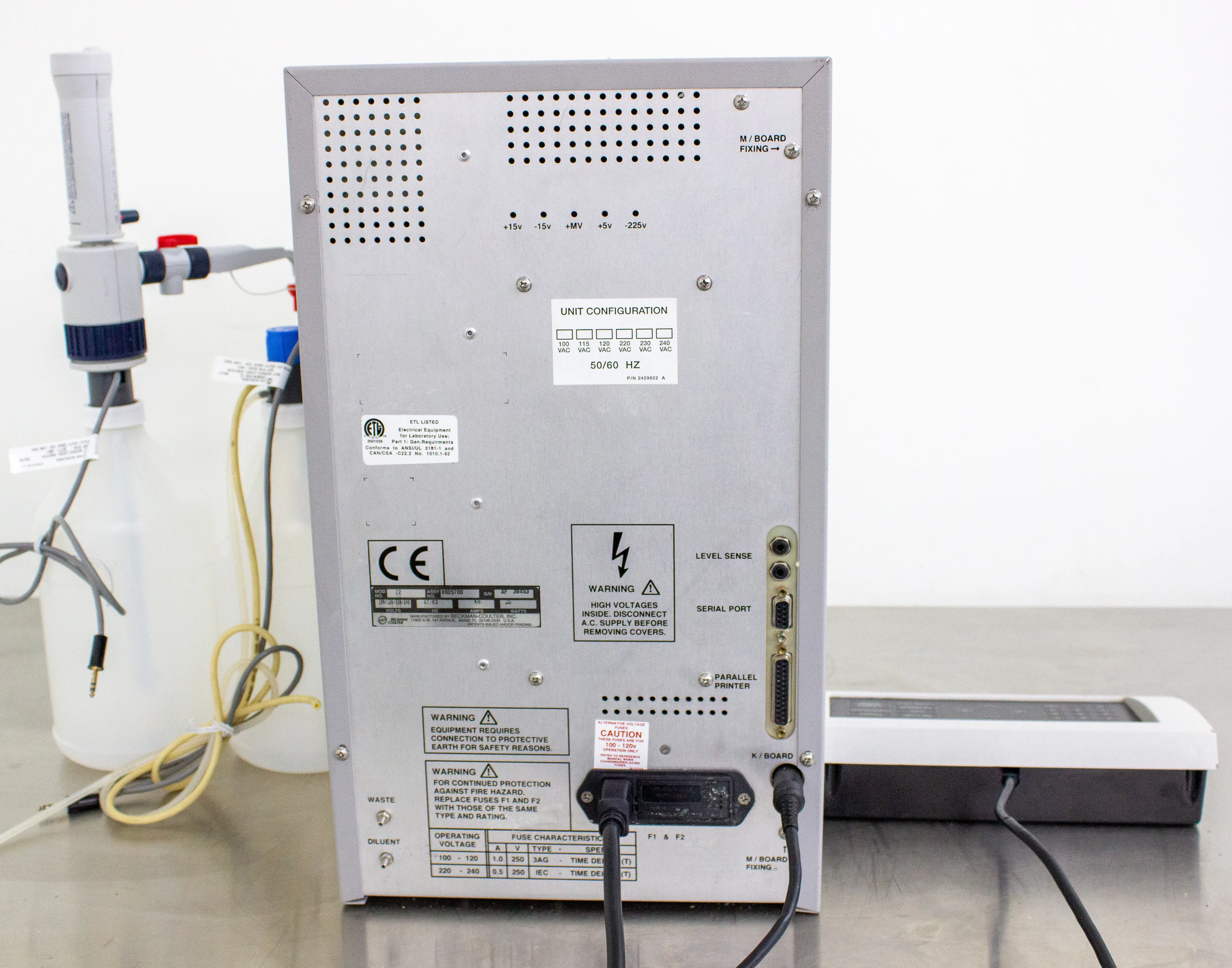 Beckman Coulter Z2 Coulter Particle Count and Size Analyzer 6605700 W/ Keyboard