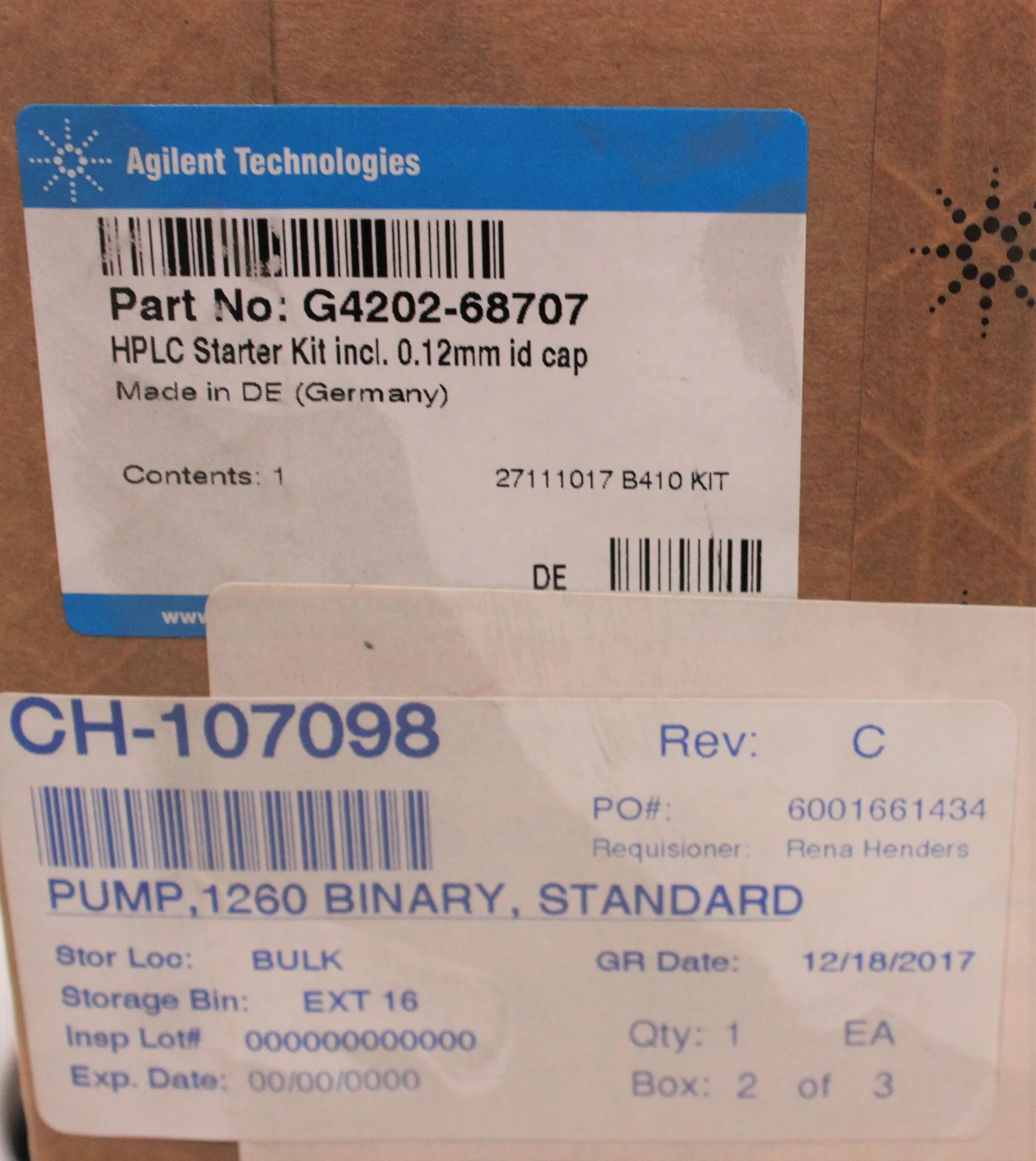 Agilent 1260 Infinity Binary Pump G1312B HPLC / FPLC / GC / CE