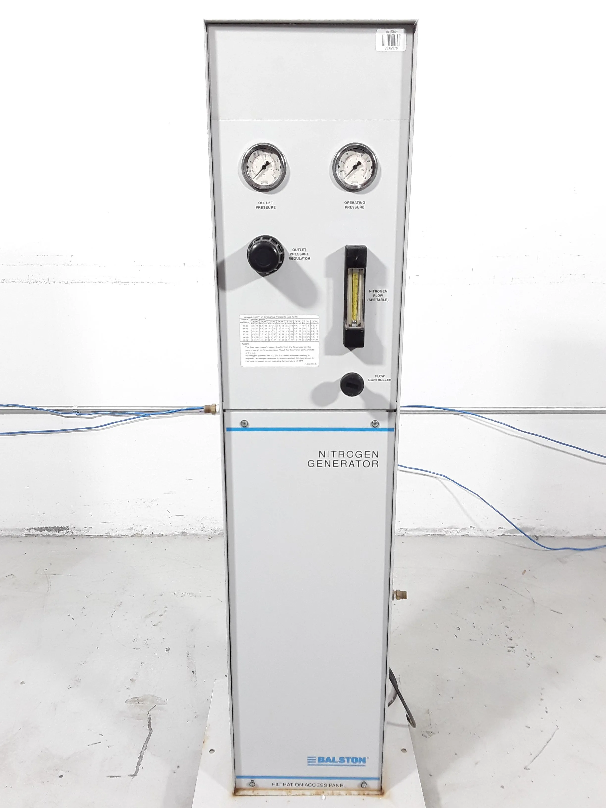 Parker Balston 75-72/ 1220-NX-2-B Nitrogen Generator