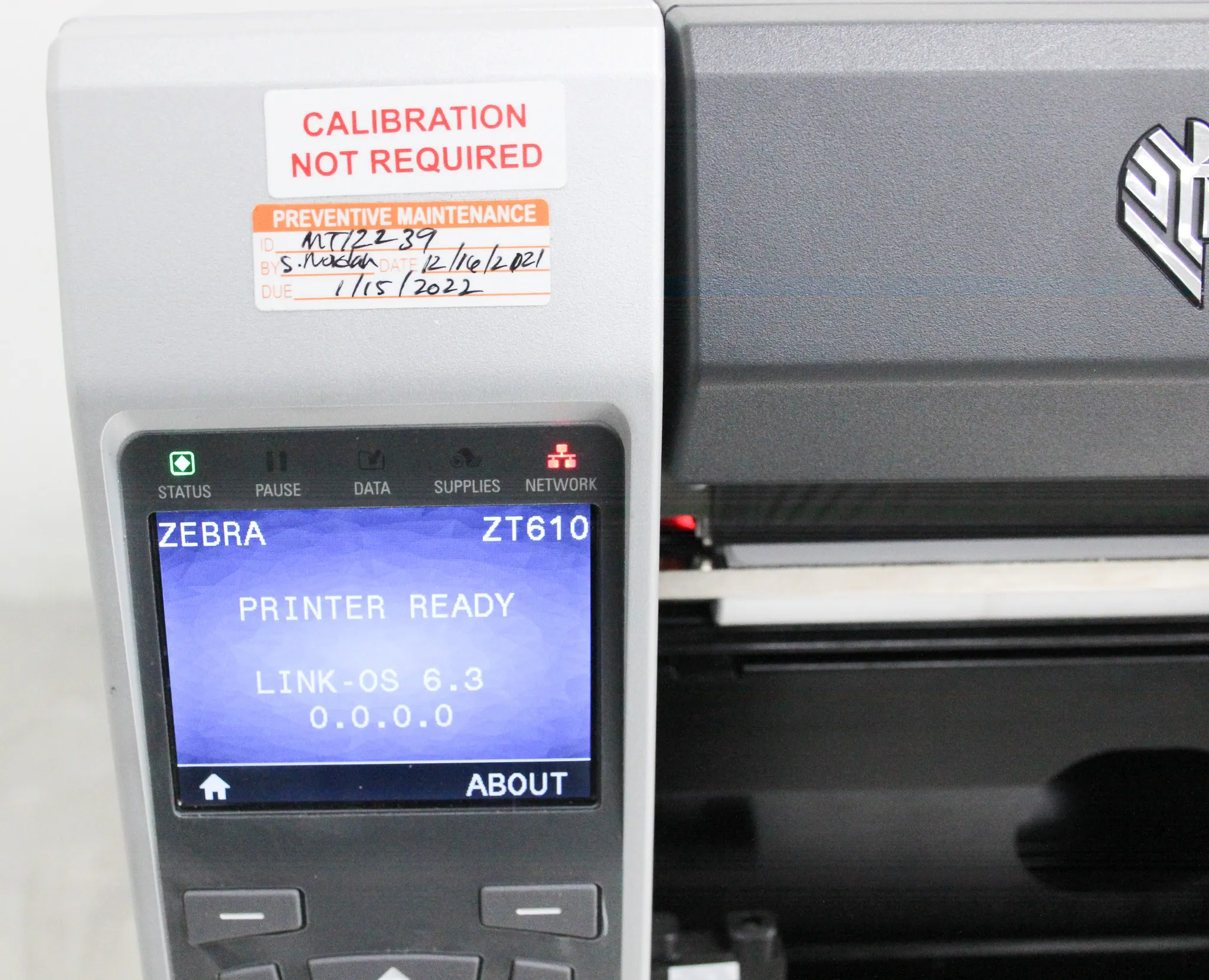 Zebra ZT610 Industrial Label Printer Barcode Printer