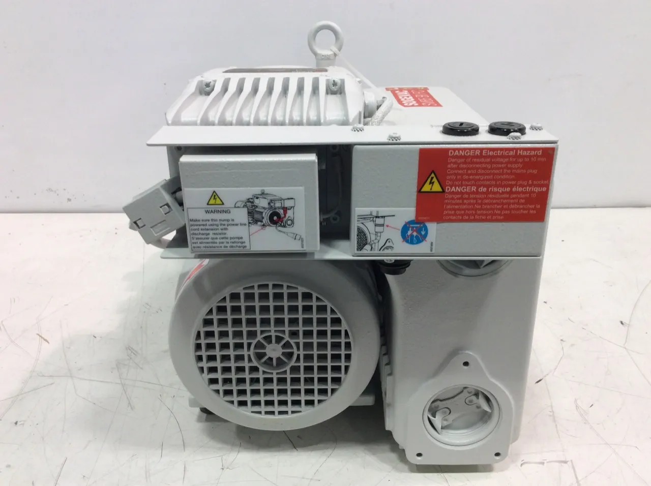 Sogevac SV65 BI FC Single Stage Oil Sealed Rotary Vane Vacuum Pump 1.1 Torr