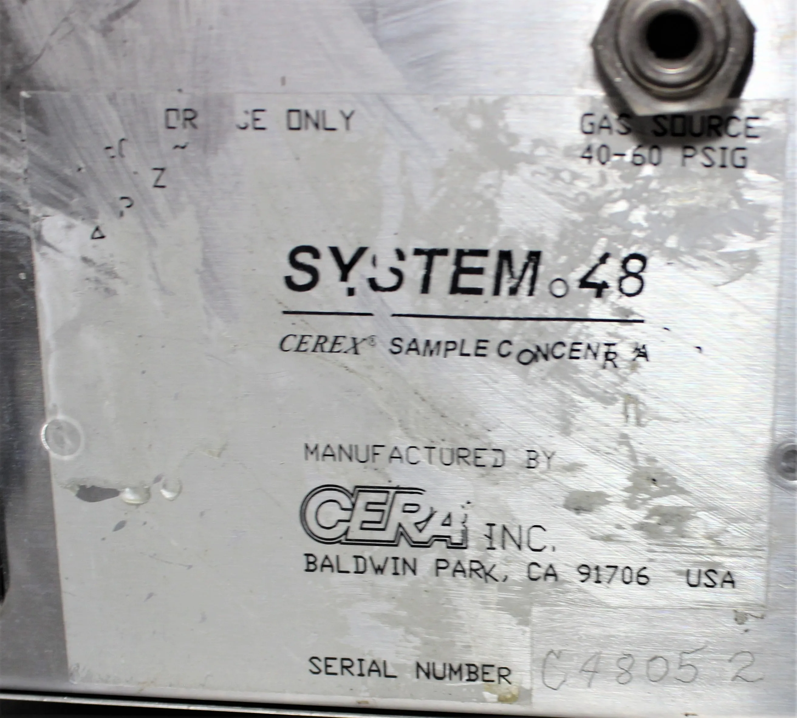 Cerex System 48 Sample Concentrator Evaporator - Used Lab Equipment