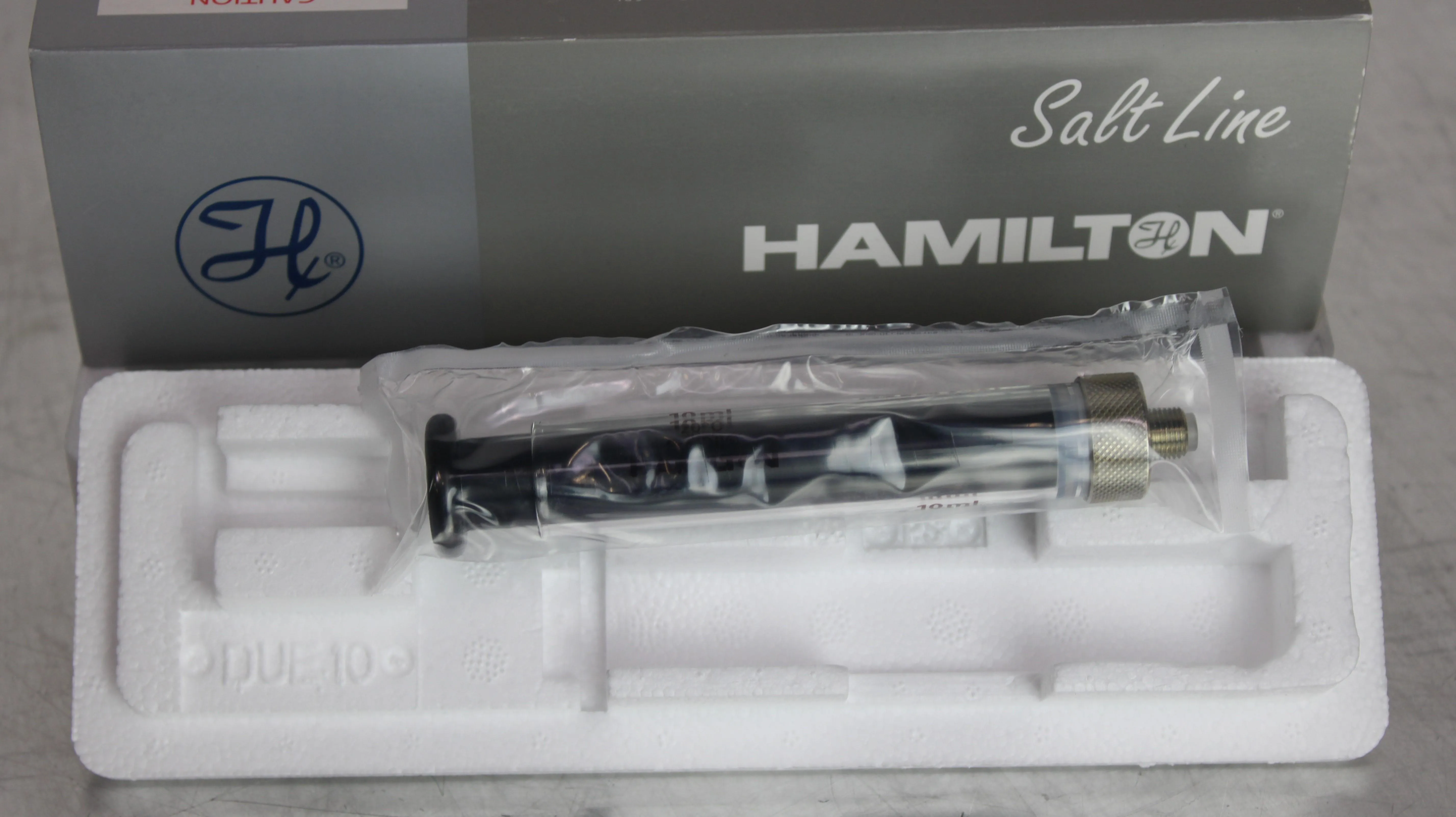 Hamilton 10 mL Model 1010 AD SAL M8 Threads Syringe