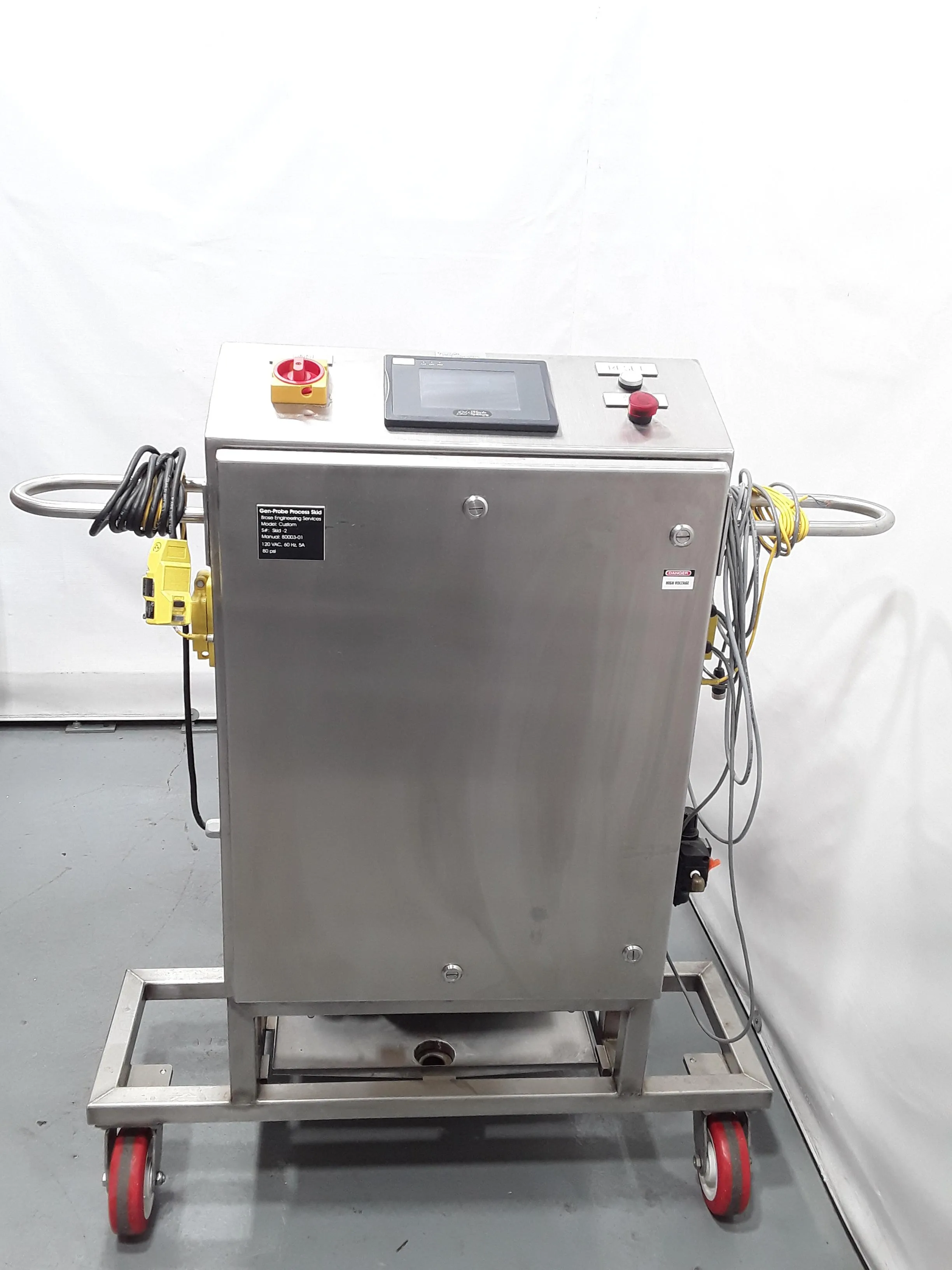 Gen-Probe Custom Fill Process Skid W/ 2 Watson Marlow 621 DI-R Pump - Used Lab Equipment