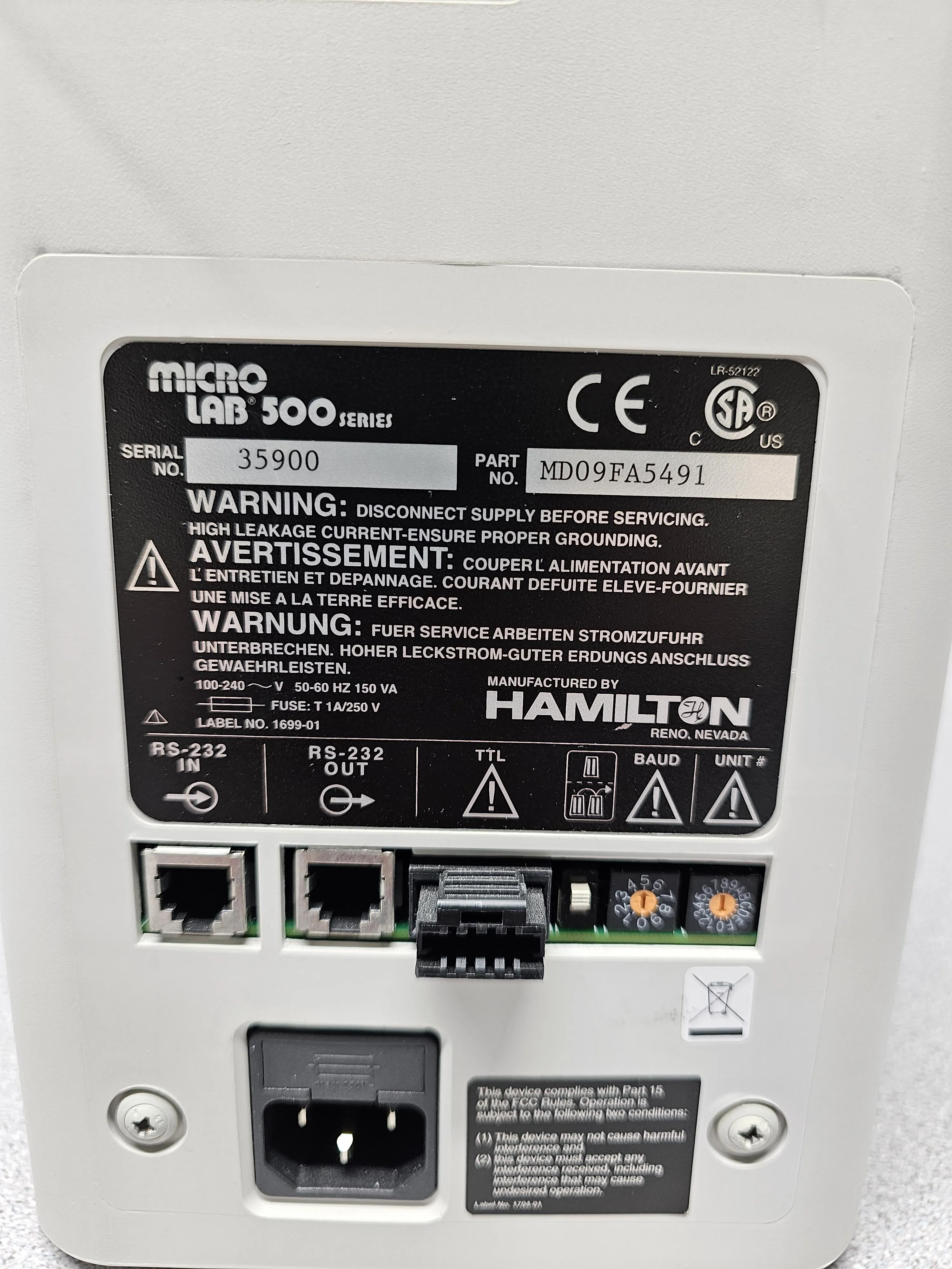 GE Micro Lab 503 Circulation Pump