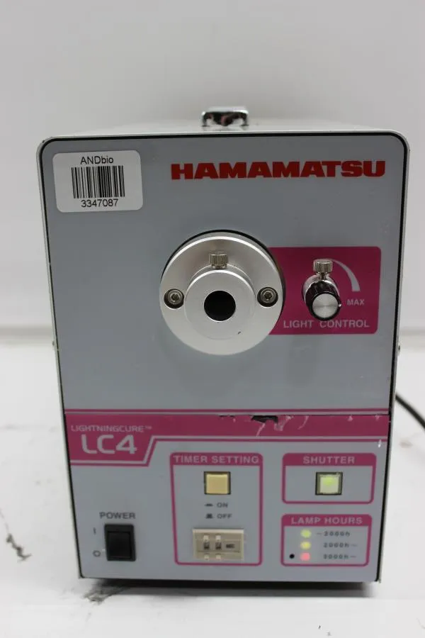 Hamamastu UV Spot Lightsource LC4 PARTS