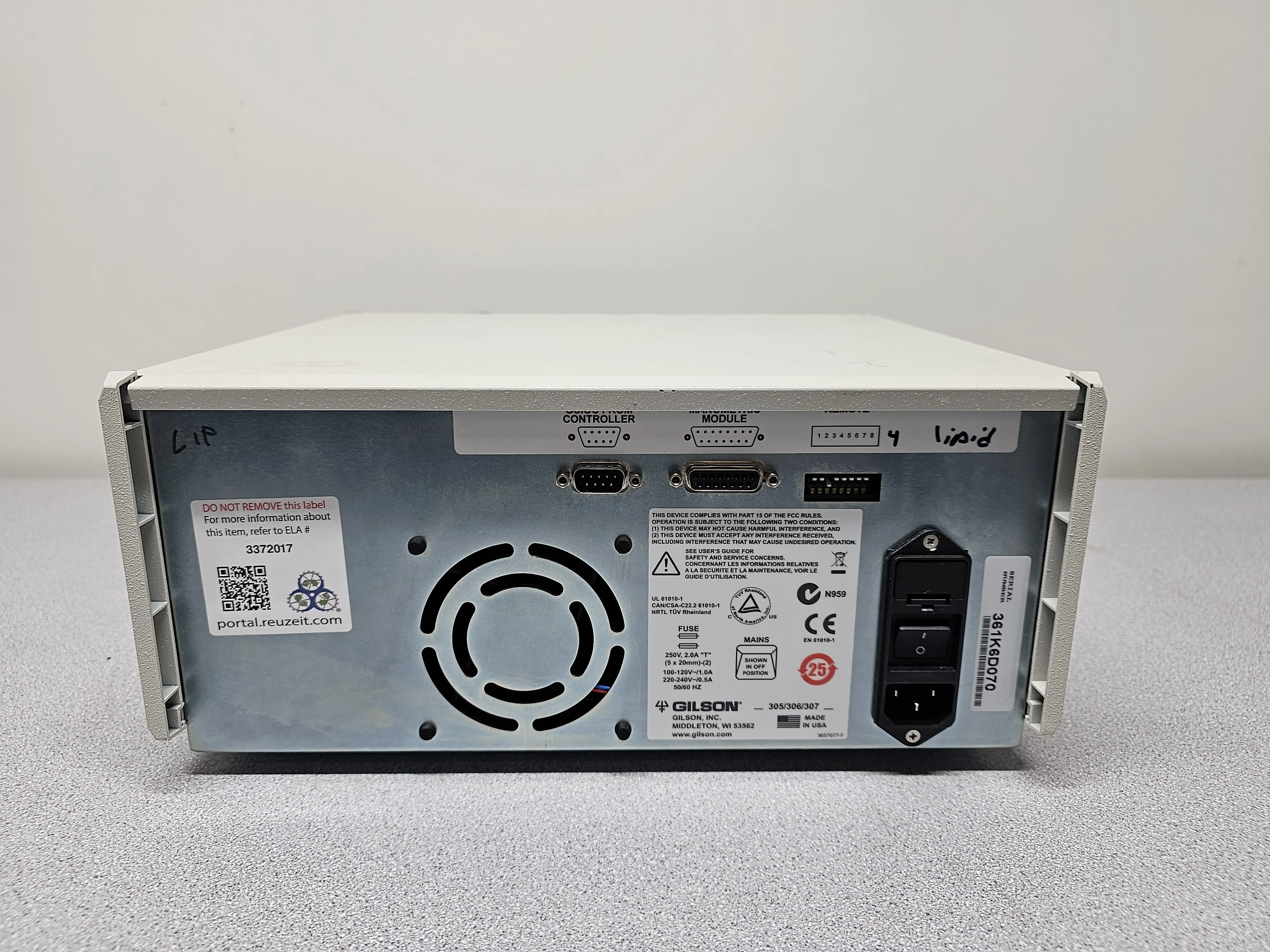 Gilson 306 HPLC Pump