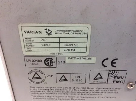 Varian ProStar Solvent Delivery Module Model 210