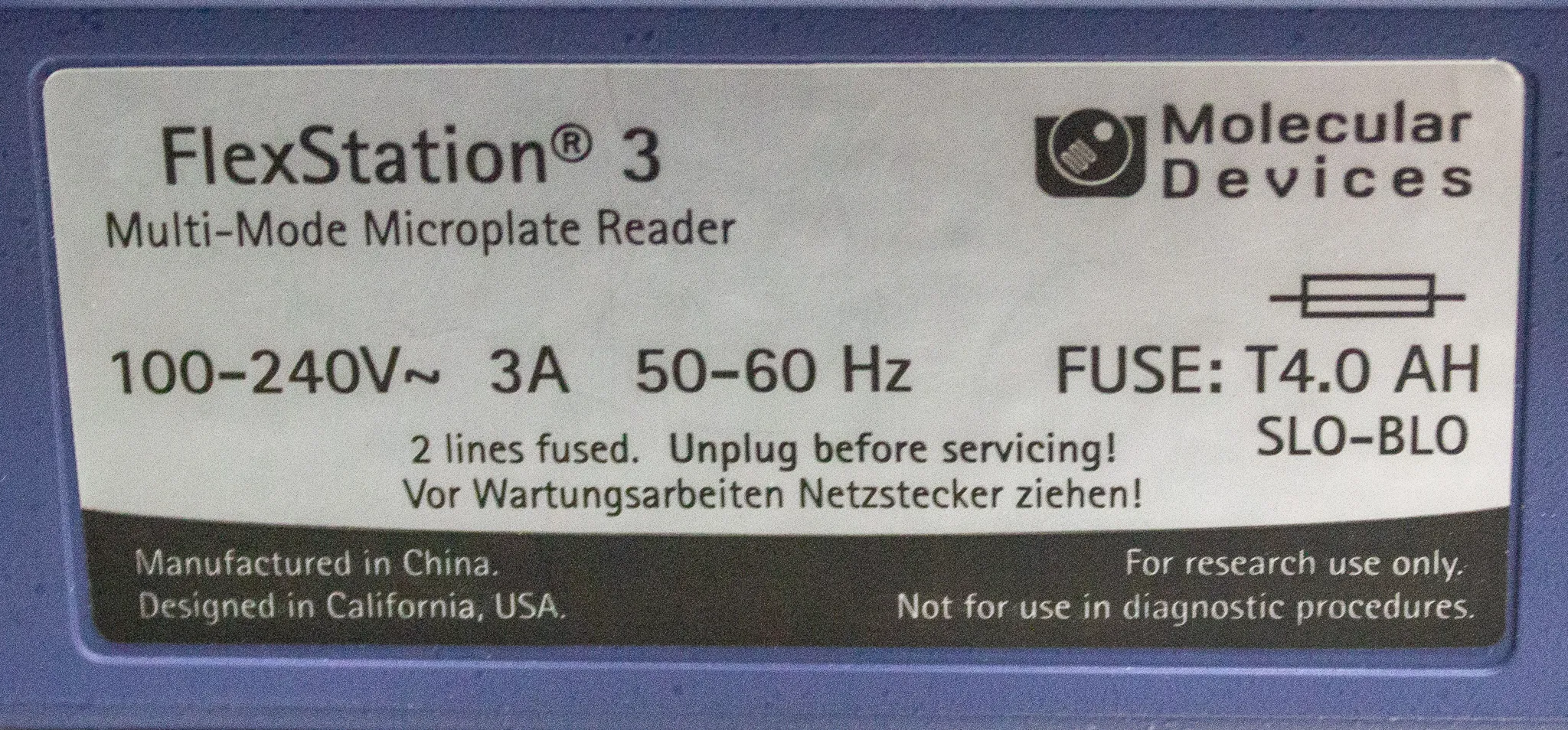 Molecular Devices FlexStation 3 Multi-Mode Microplate Reader