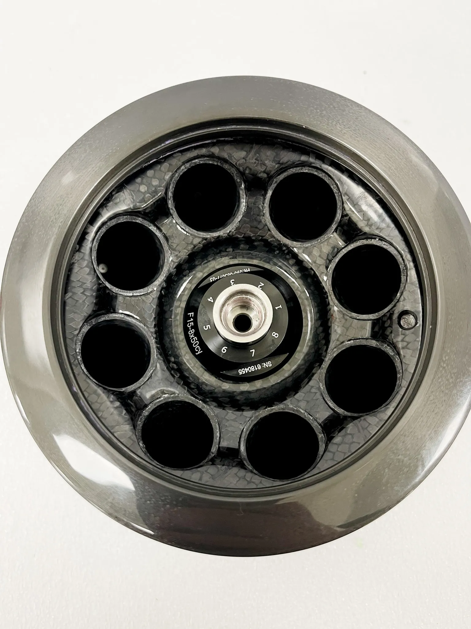 Thermo Fisher FiberLite F15-8x50y Fixed Angle Rotor 15000RPM 26,200xg