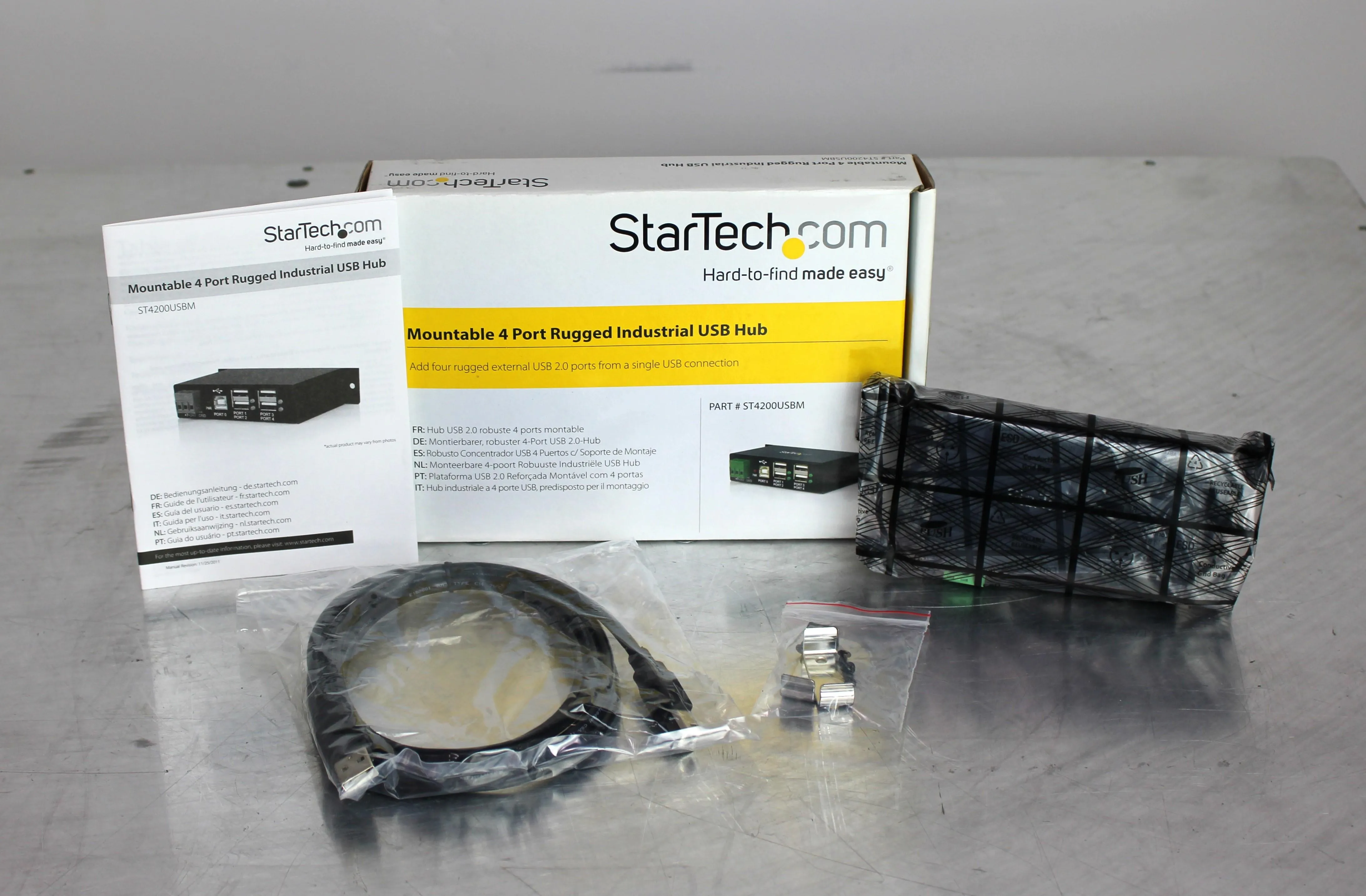 StarTech Thermo 4 Port, 00825-01-00110 USB Hub ST4200USBM REF: CSP10123