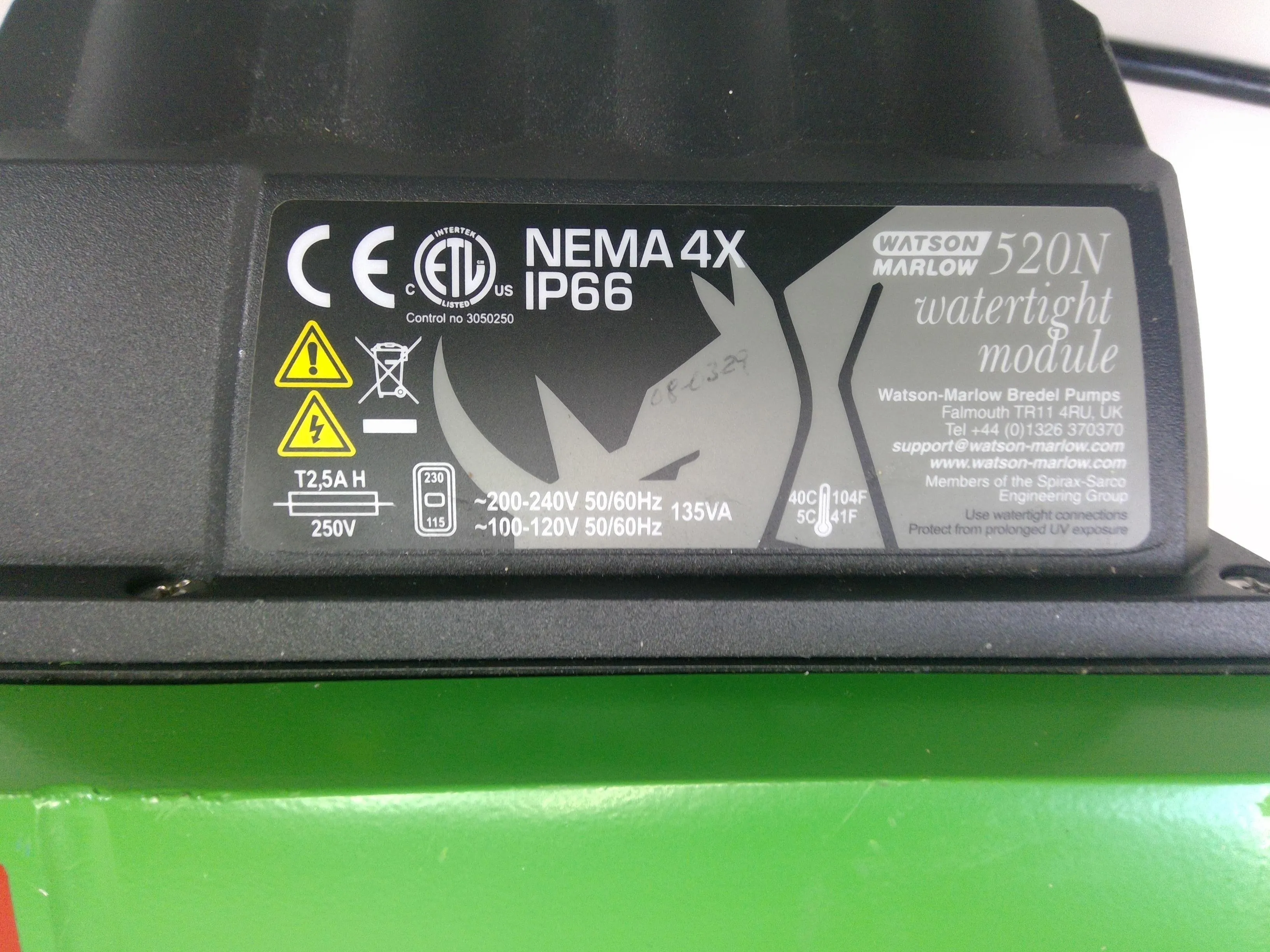 Watson Marlow 520DU Peristaltic Pump FOB: Frederik, MD