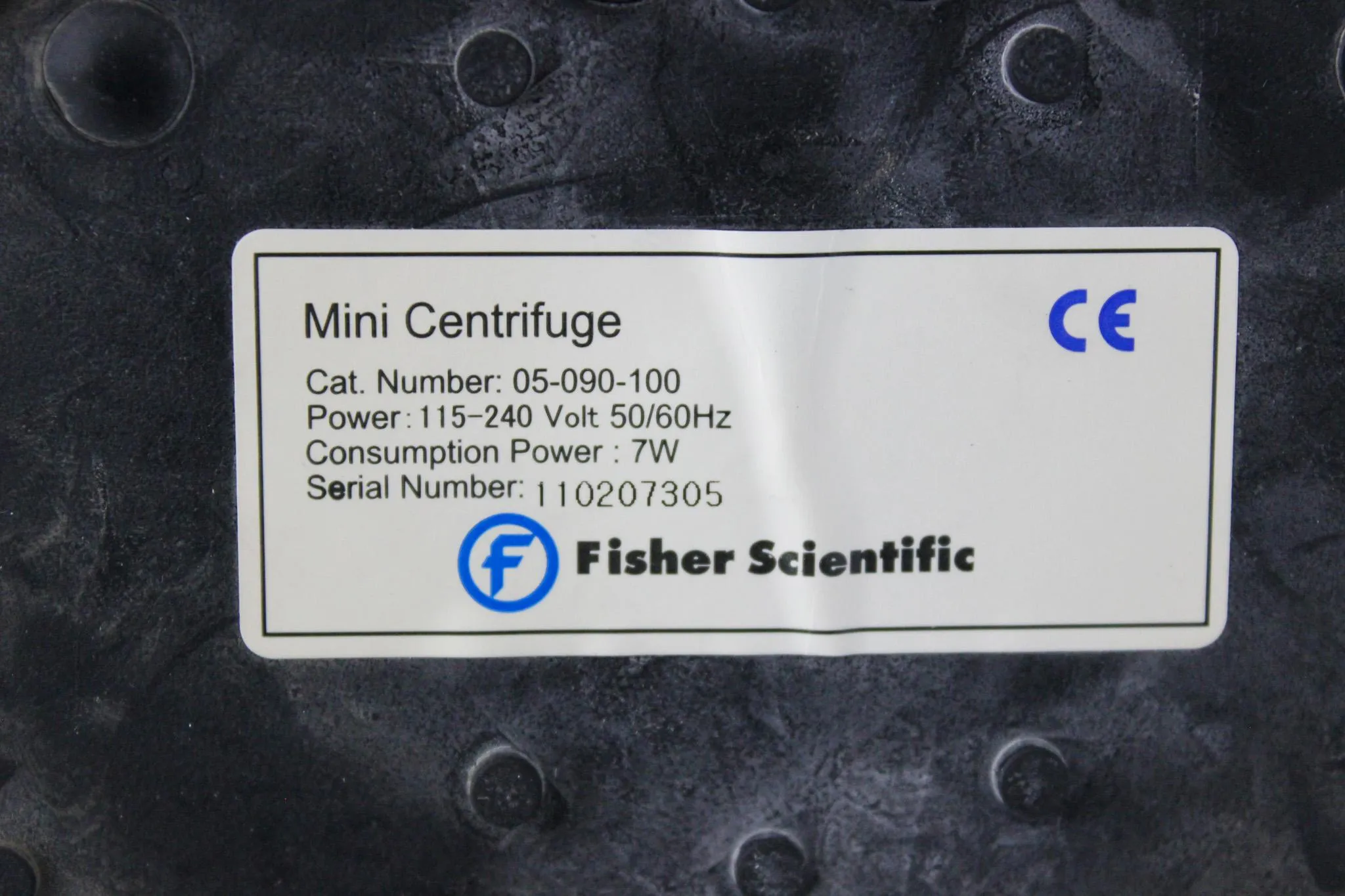 Fisher Scientific Mini Centrifuge cat: 05-090-100