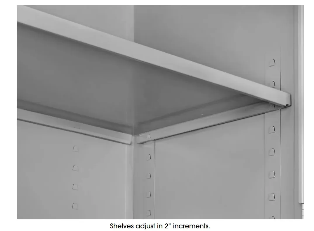 Uline H-115AGR Industrial Storage & Safety Cabinet - 36x18x72 - Gray, Brand New