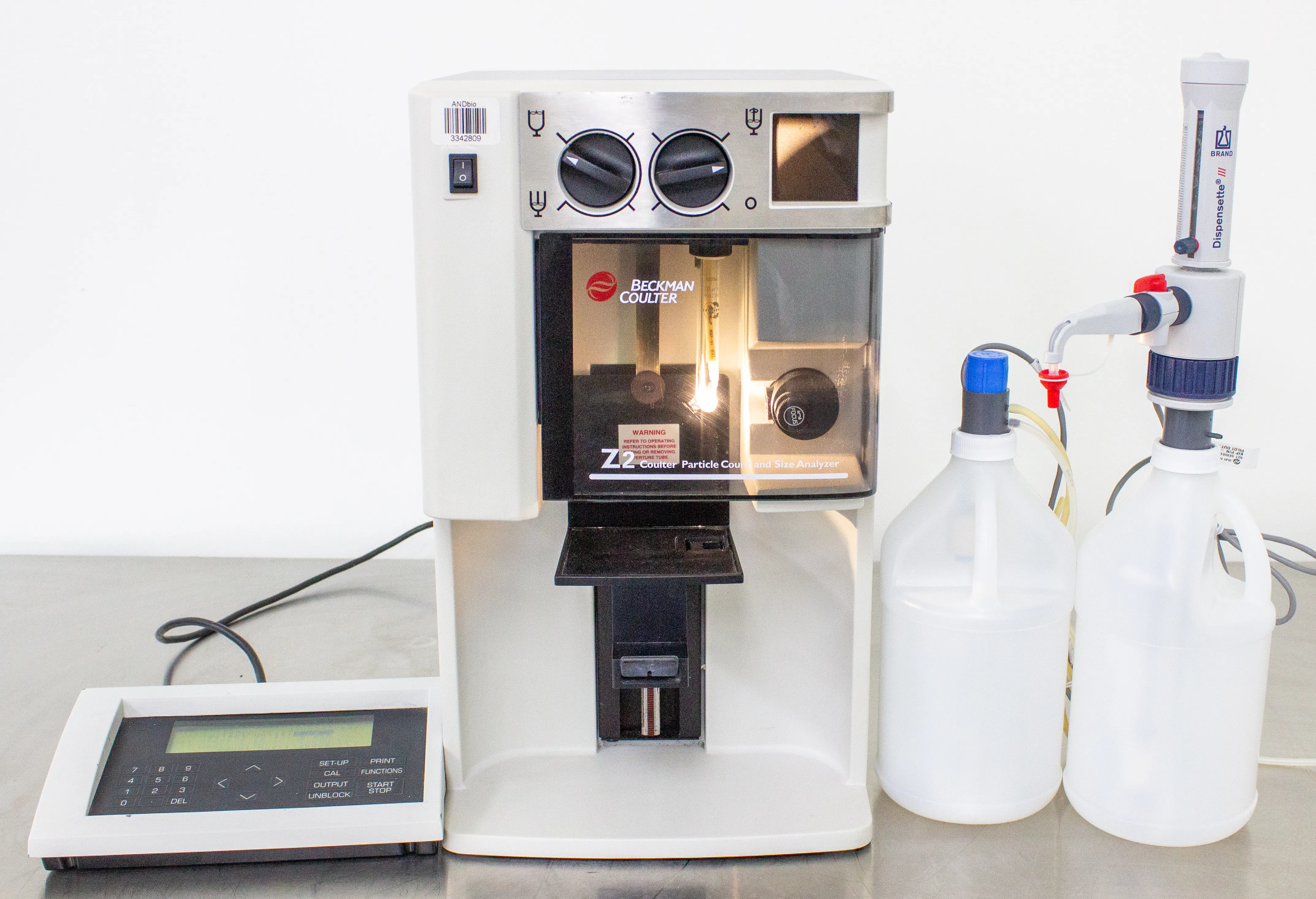Beckman Coulter Z2 Coulter Particle Count and Size Analyzer 6605700 W/ Keyboard