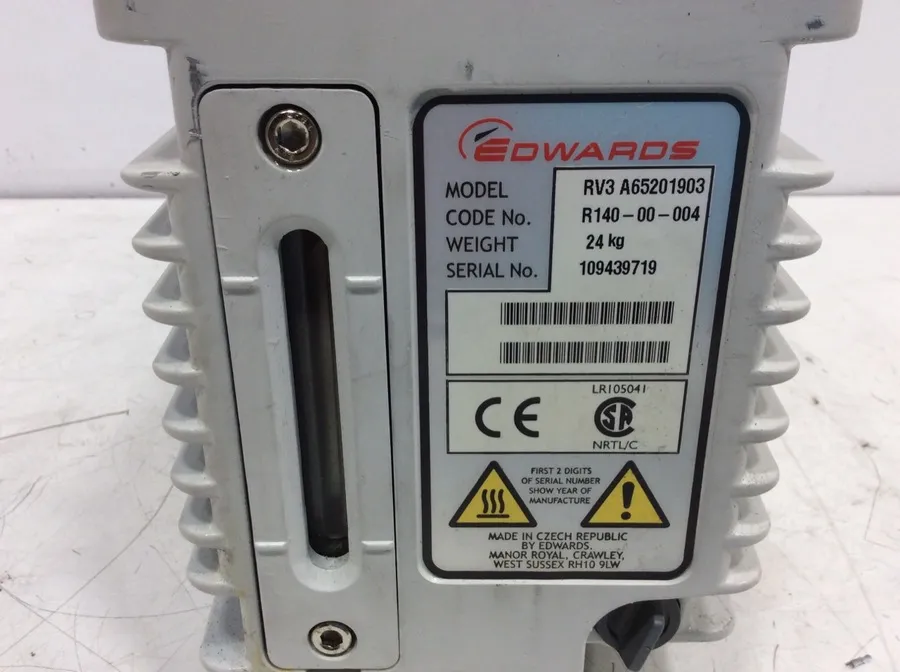 Edwards RV3 Rotary Vane Mechanical Vacuum Pump - Needs Rebuilt Kit