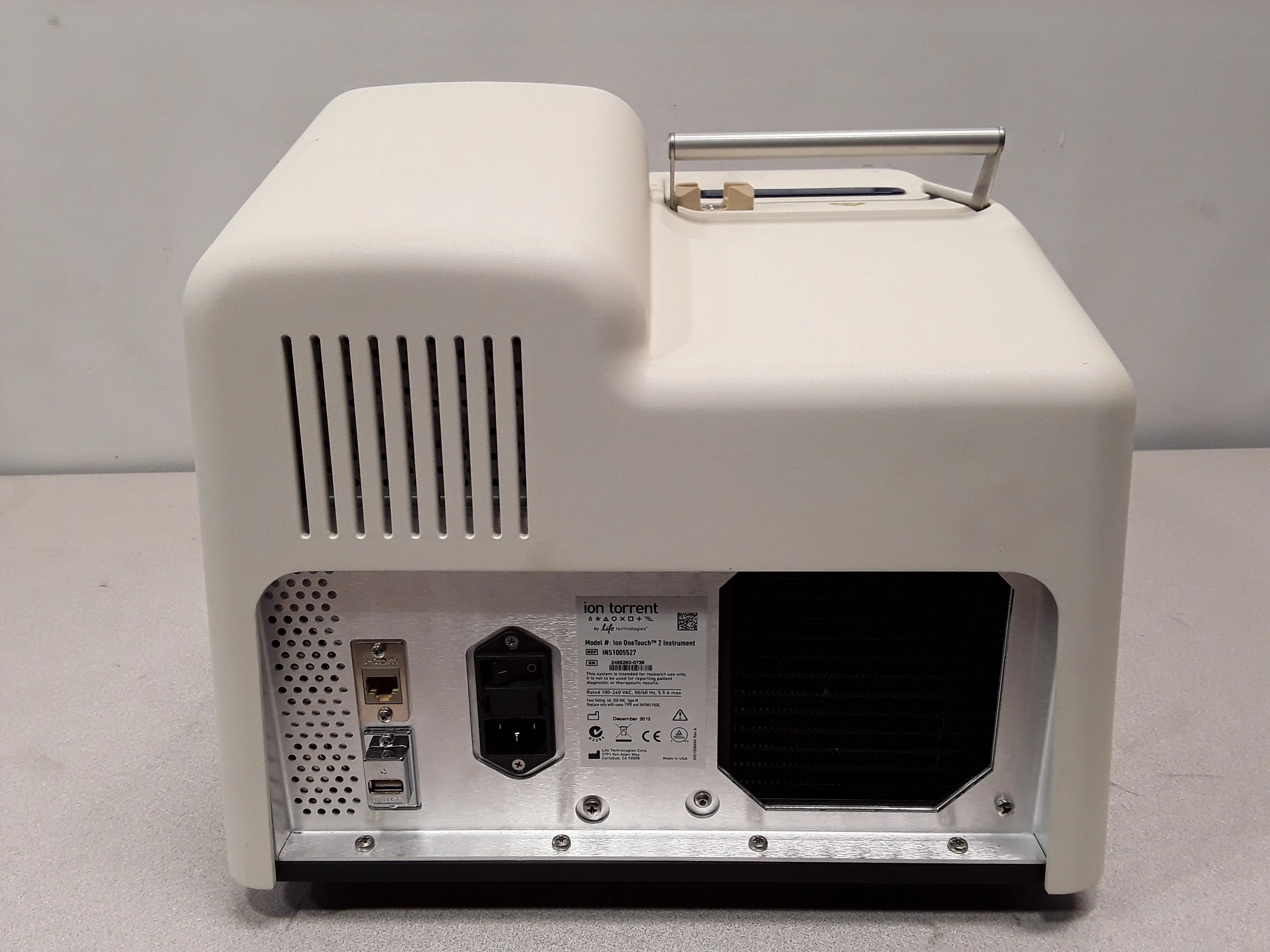 Life Technologies Ion Torrent Ion One Touch 2 DNA Sequencer Used Molecular Biology Unit 120V/220V Class 2