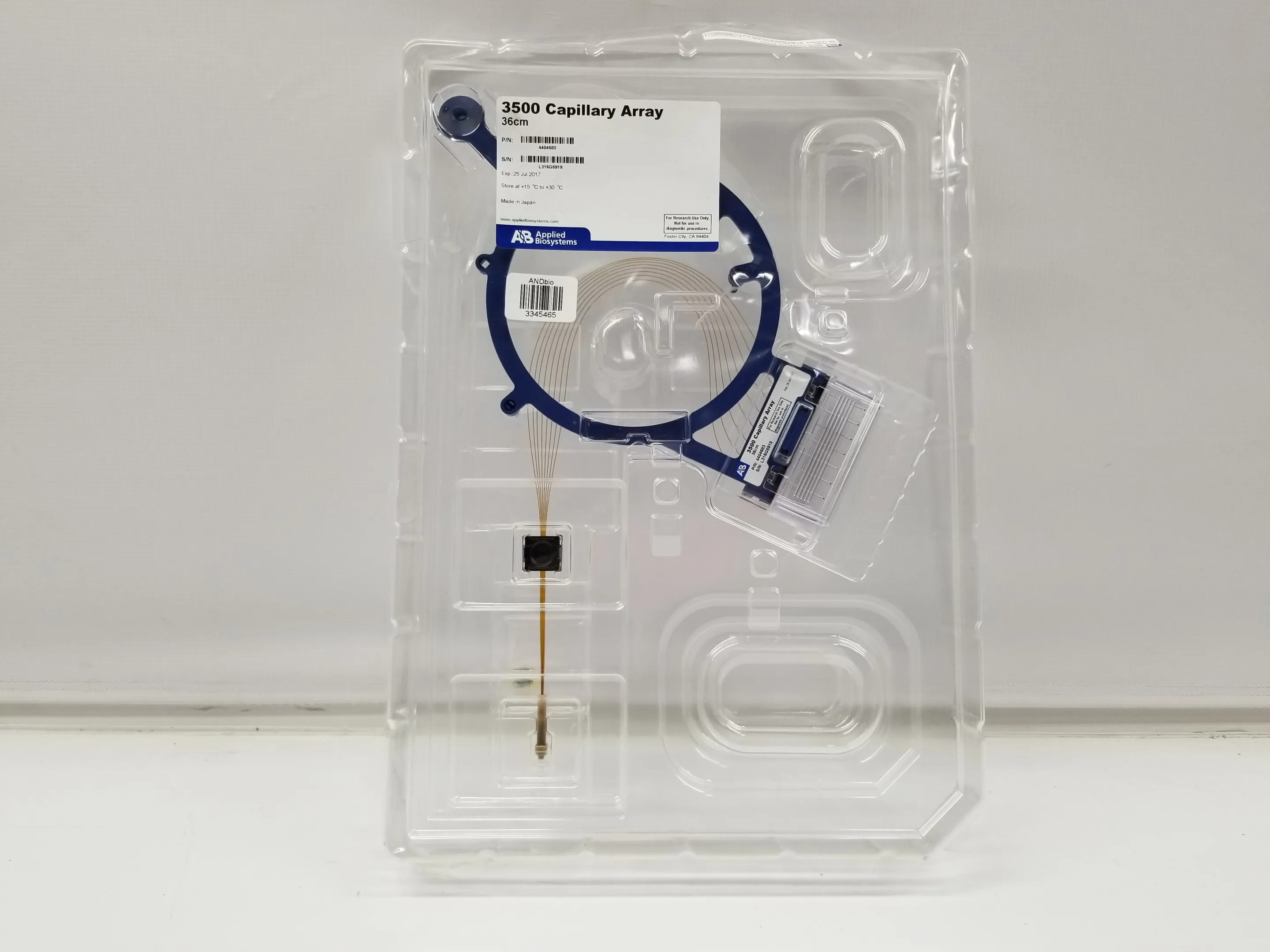 Applied Biosystems 3500 Genetic Analyzer 8-Capillary Array, 36 cm