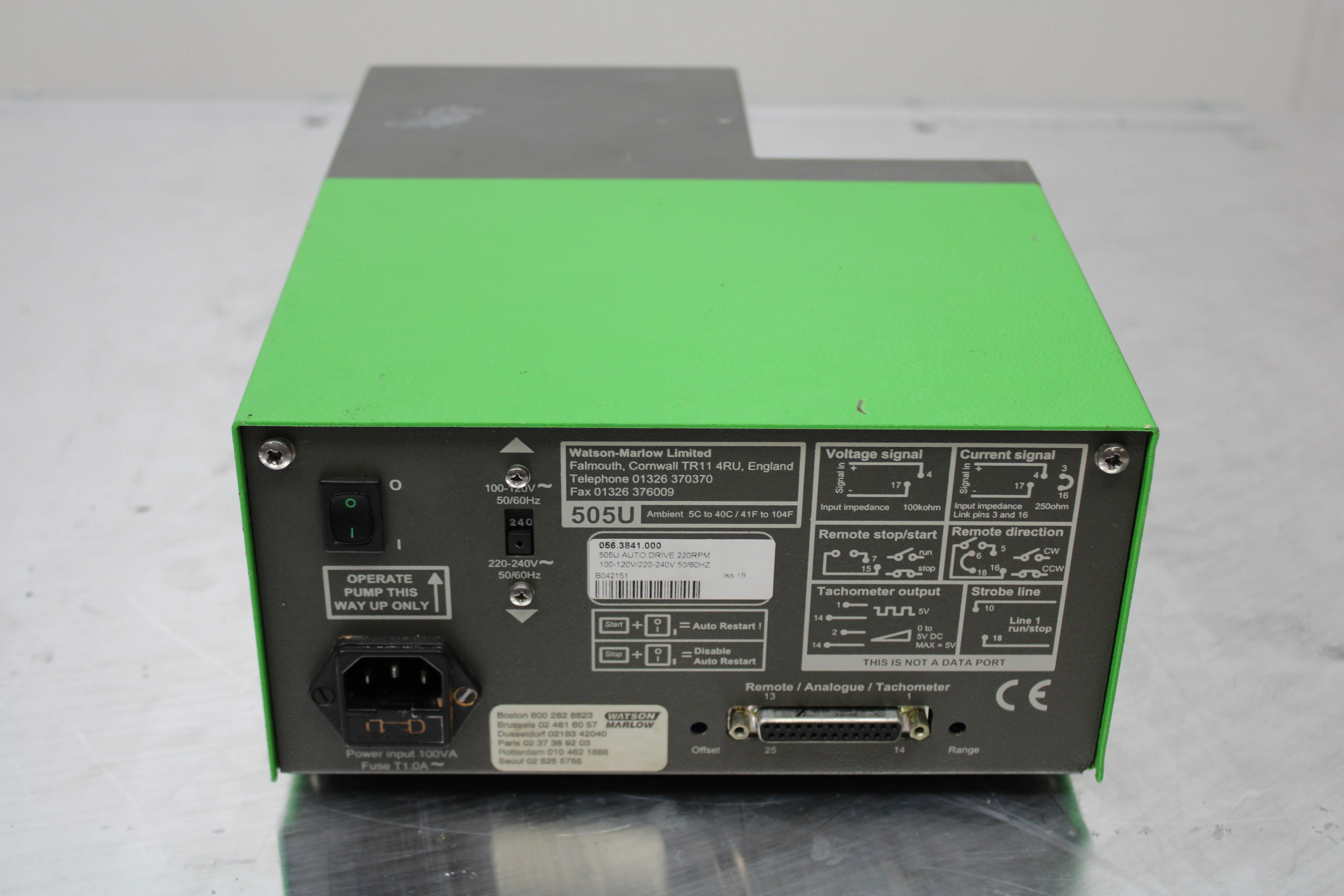 Watson Marlow 505U Digital Peristaltic Pump