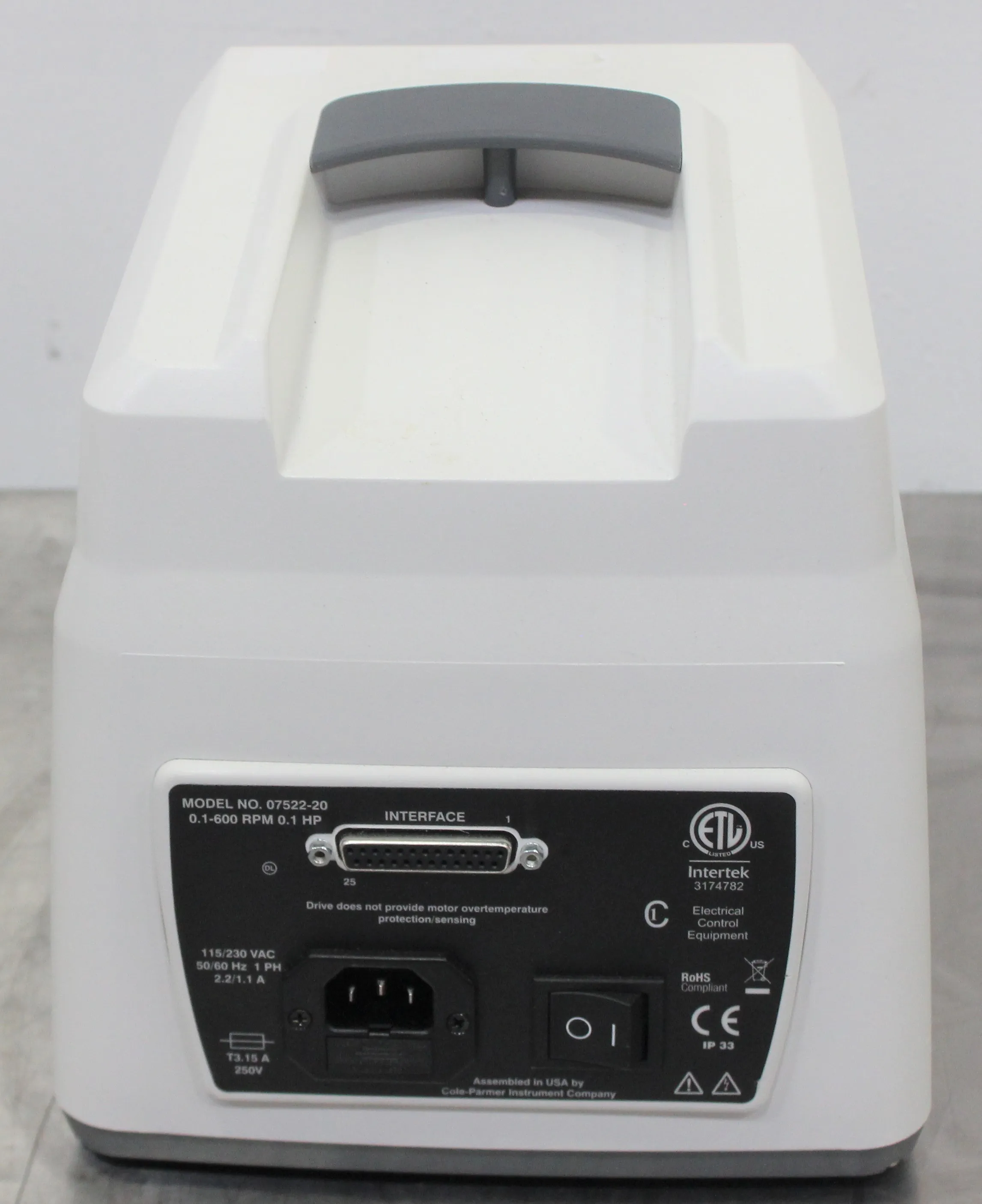 Cole Parmer LS Digital Drive Peristaltic Pump