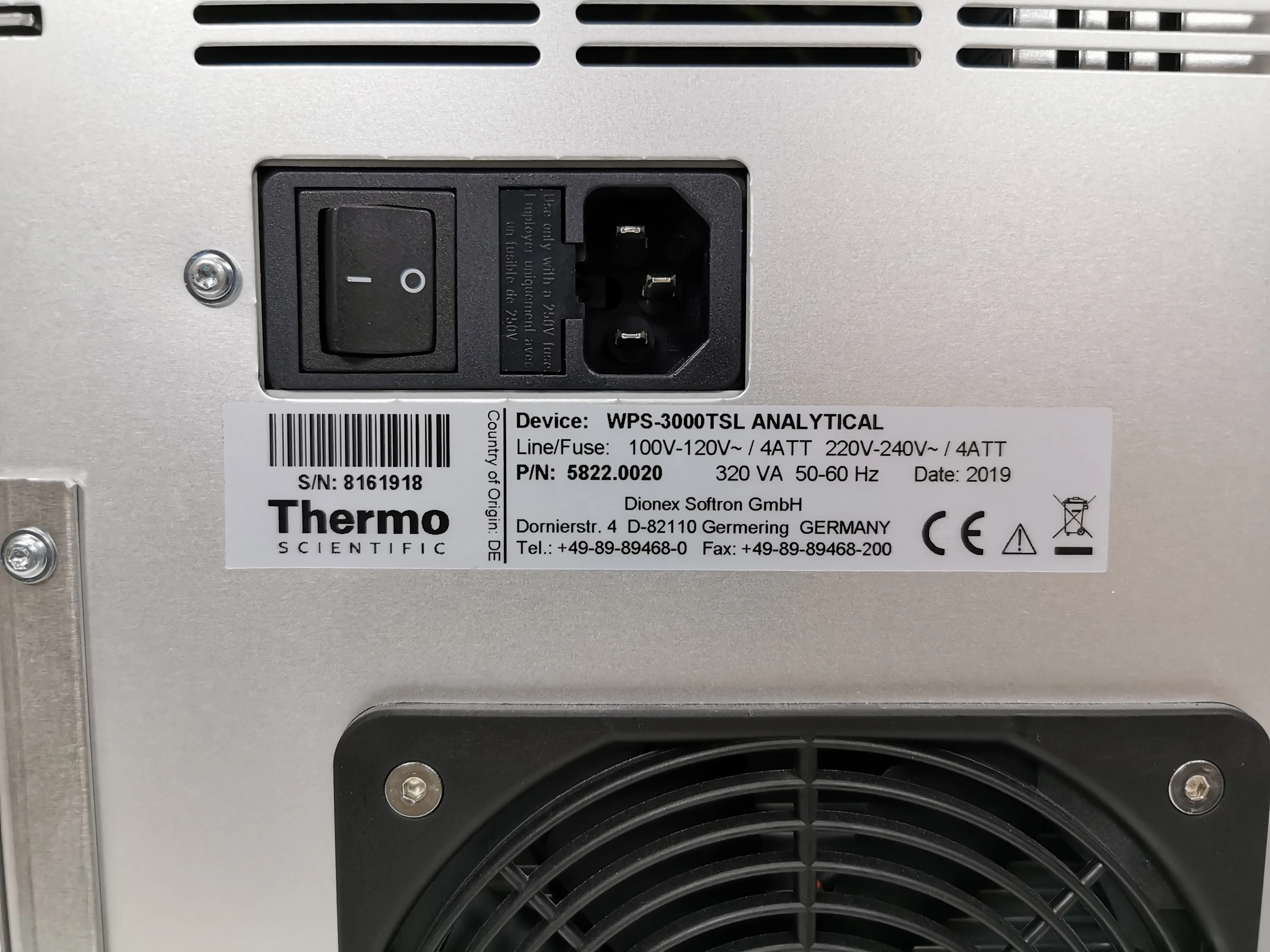 Thermo Scientific Dionex UltiMate 3000 RS Autosampler