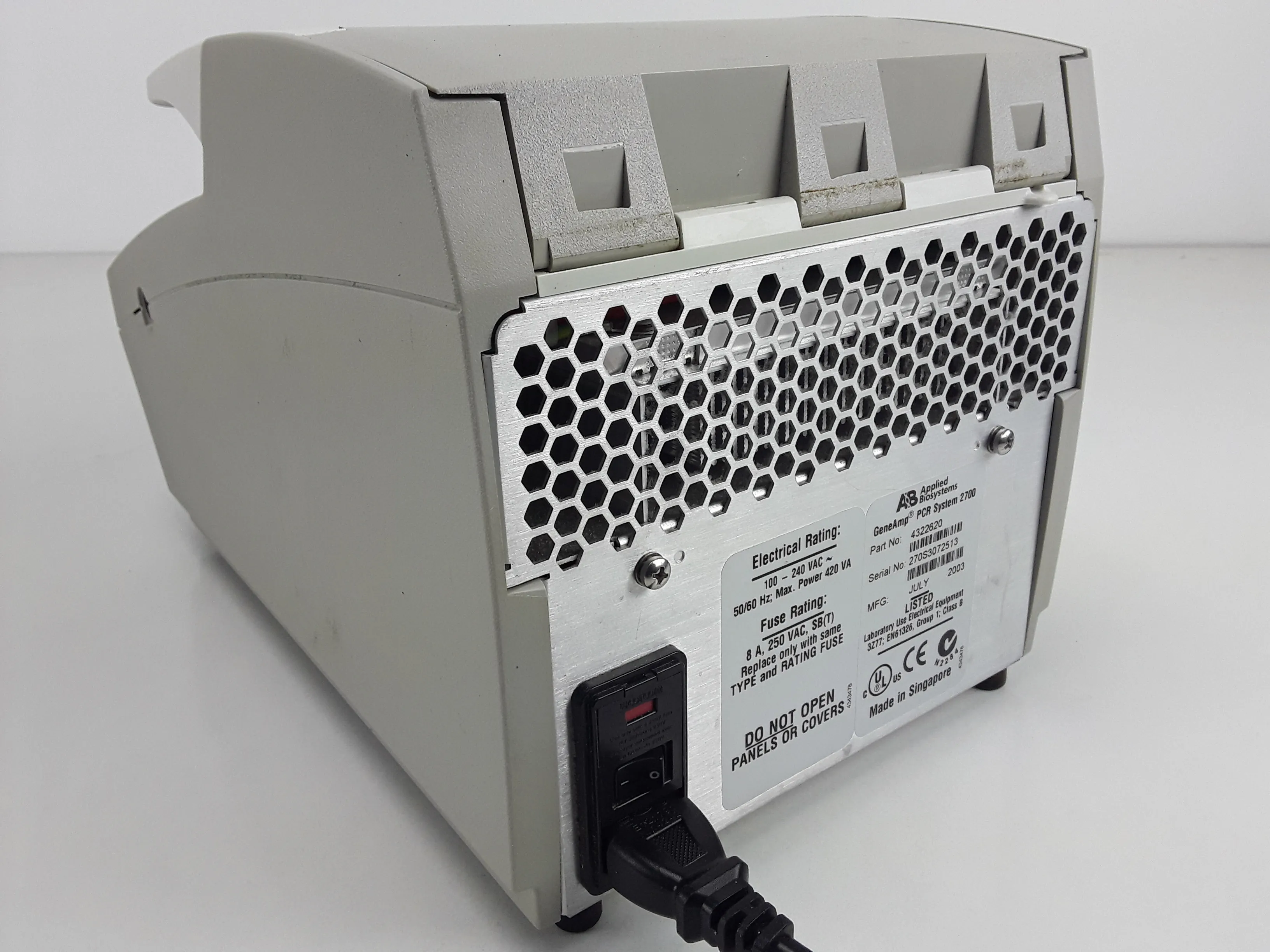 Bioanalytical Systems Thermal Cycler