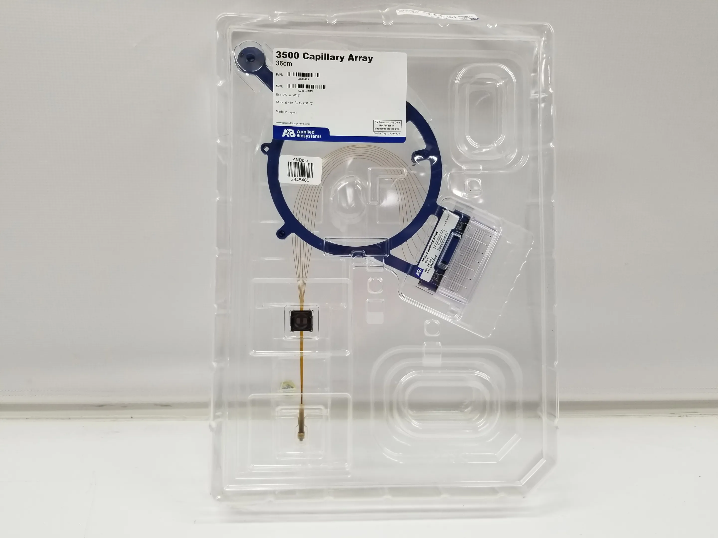 Applied Biosystems 3500 Genetic Analyzer 8-Capillary Array, 36 cm