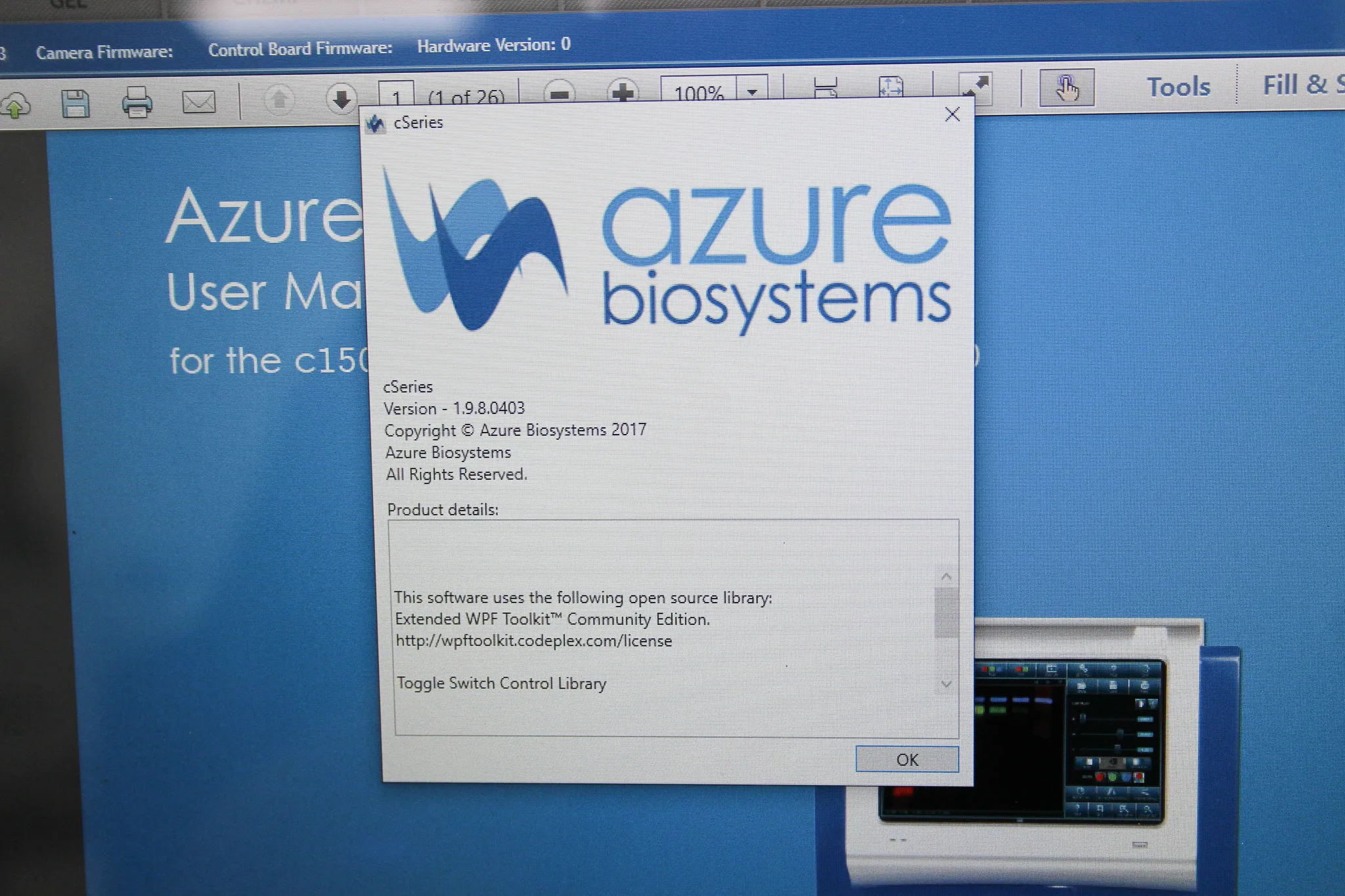 Azure Biosystems C600 Gel Imaging System with 30-Day Warranty