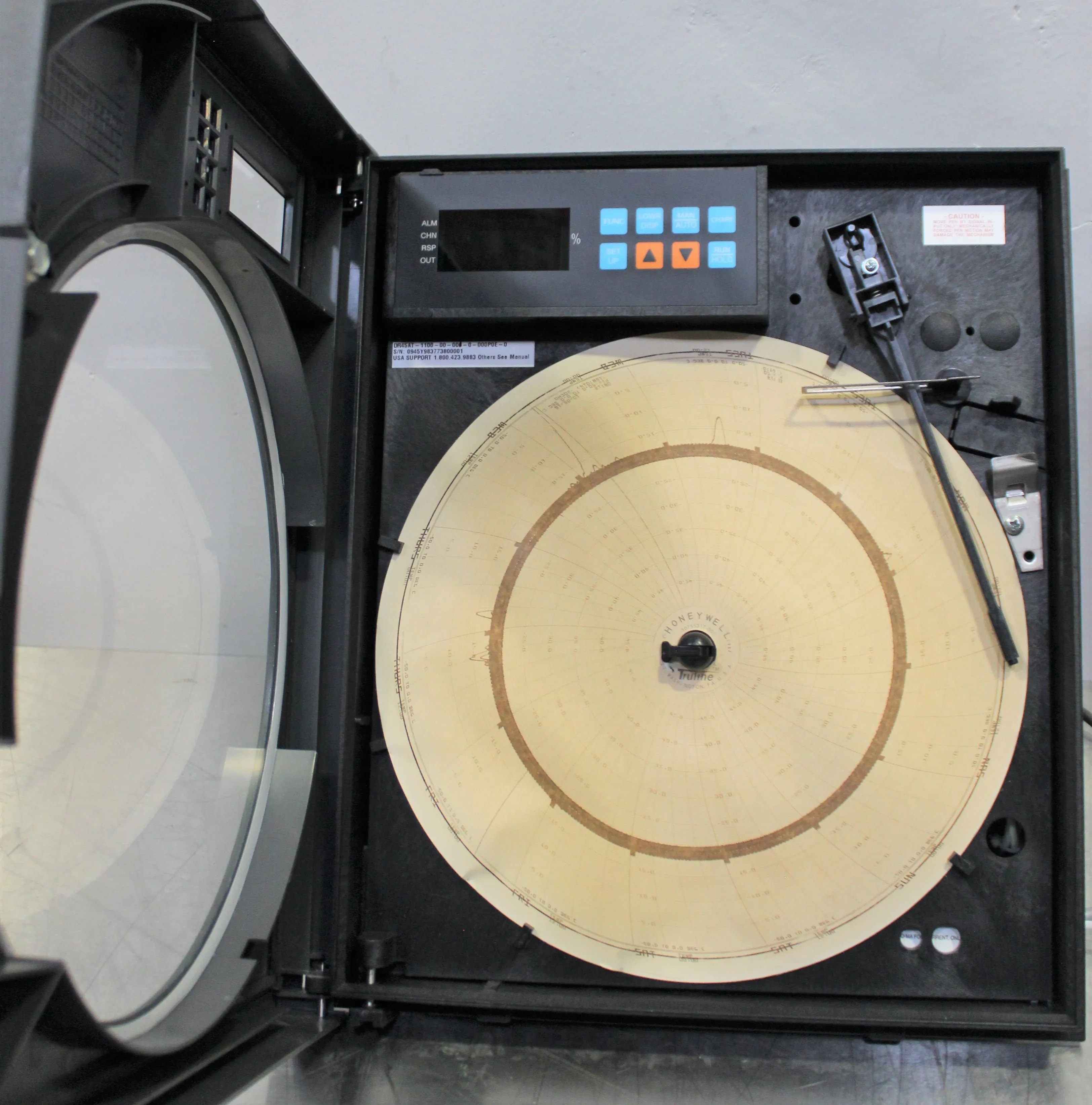 Honeywell DR45AT Microprocessor-Based Chart Recorder - Used