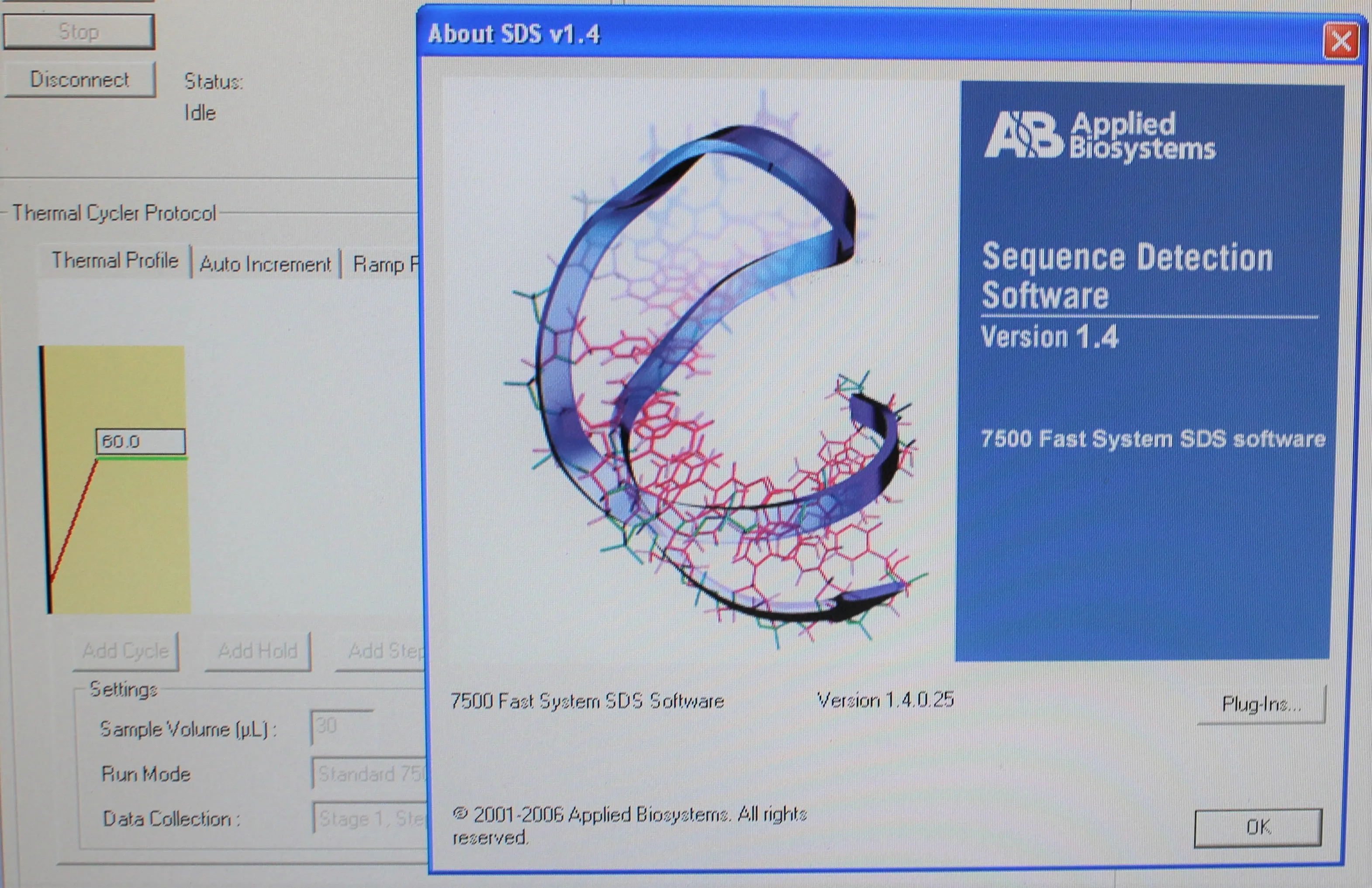 Applied Biosystems 7500 Fast Dx Real-Time PCR Instrument with SDS Software