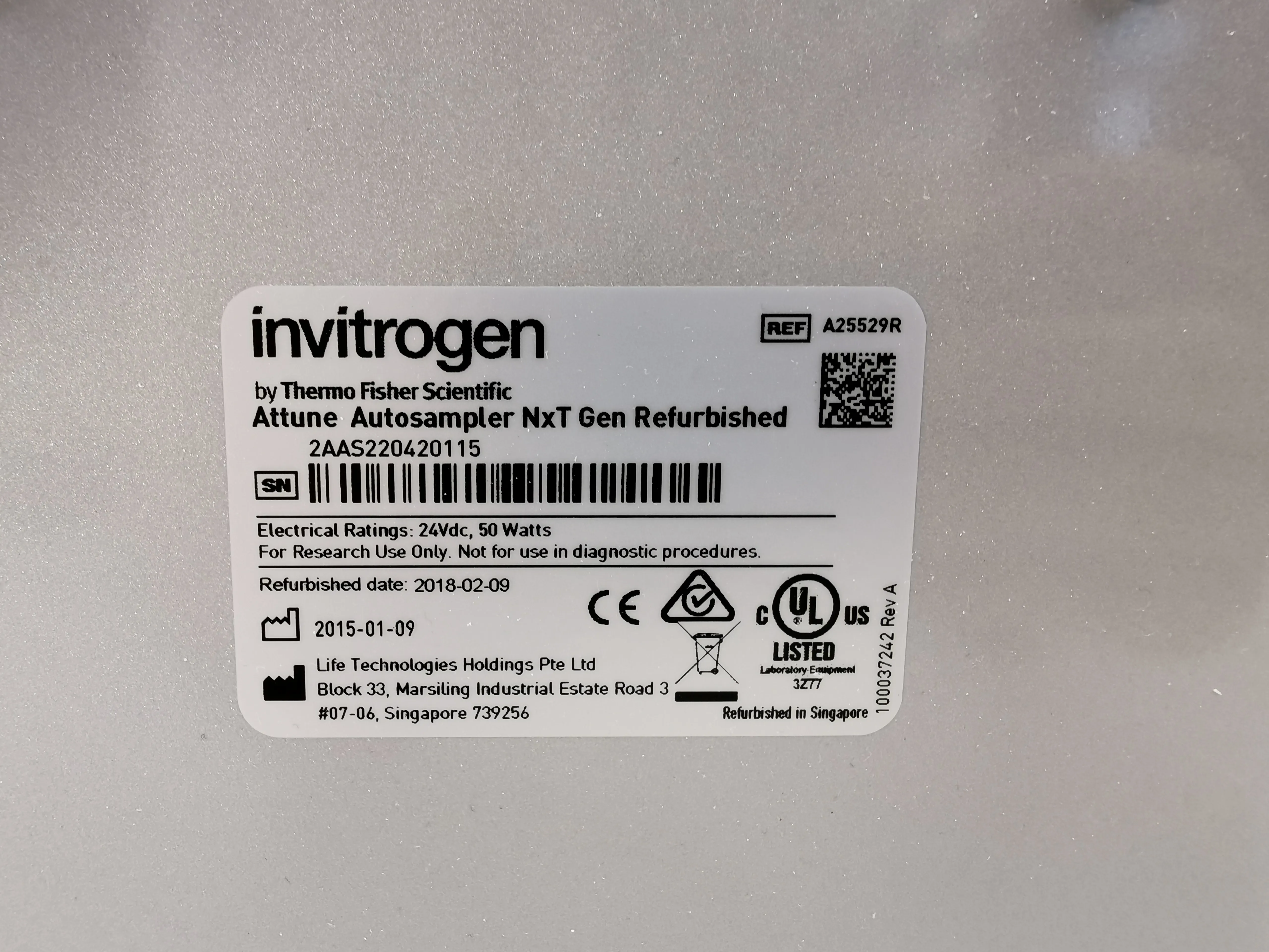 Invitrogen Attune NxT Gen Autosampler #A25529R HPLC / FPLC / GC / CE Laboratory Equipment