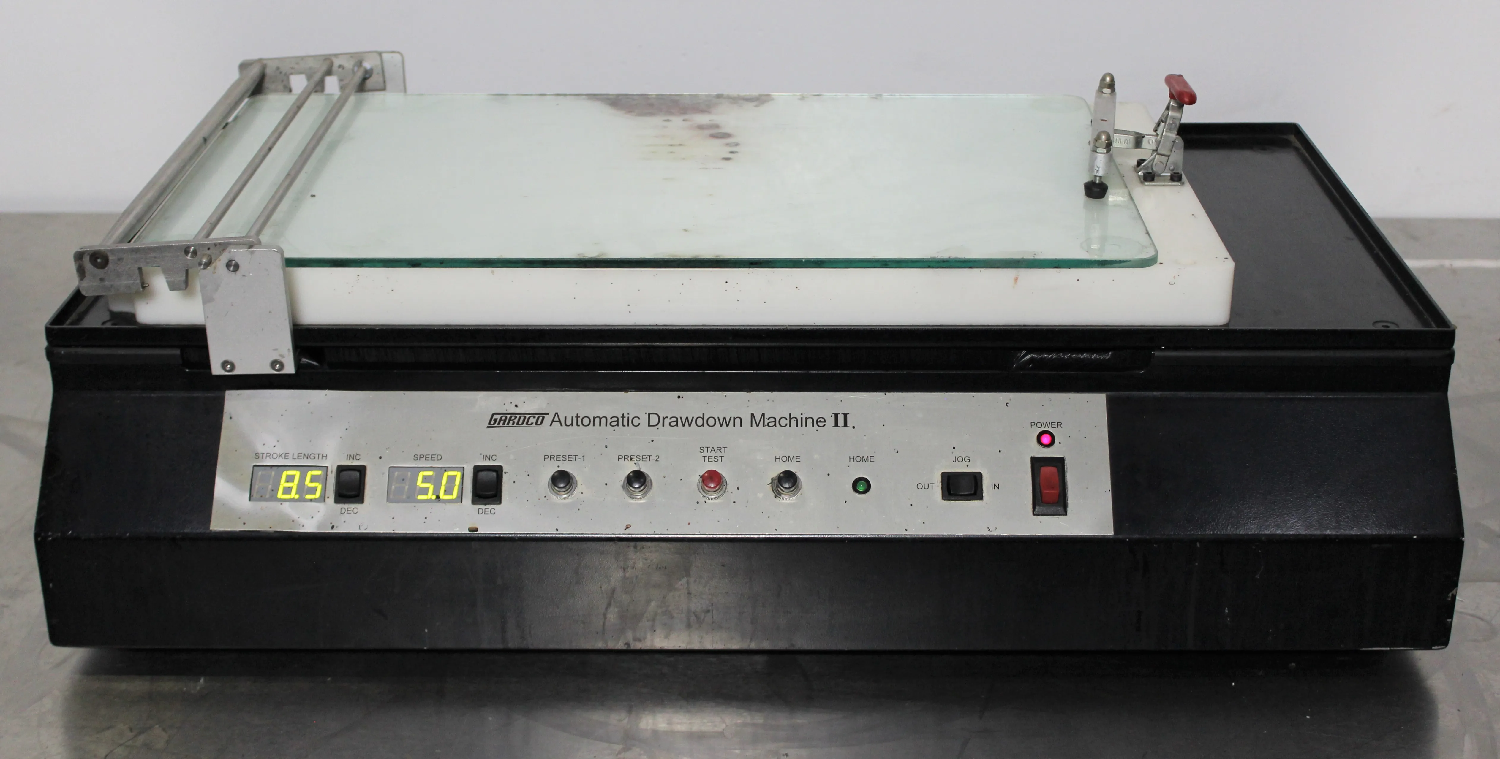 Gardco Automatic Drawdown Machine II Testing Equipment Consistent Coatings
