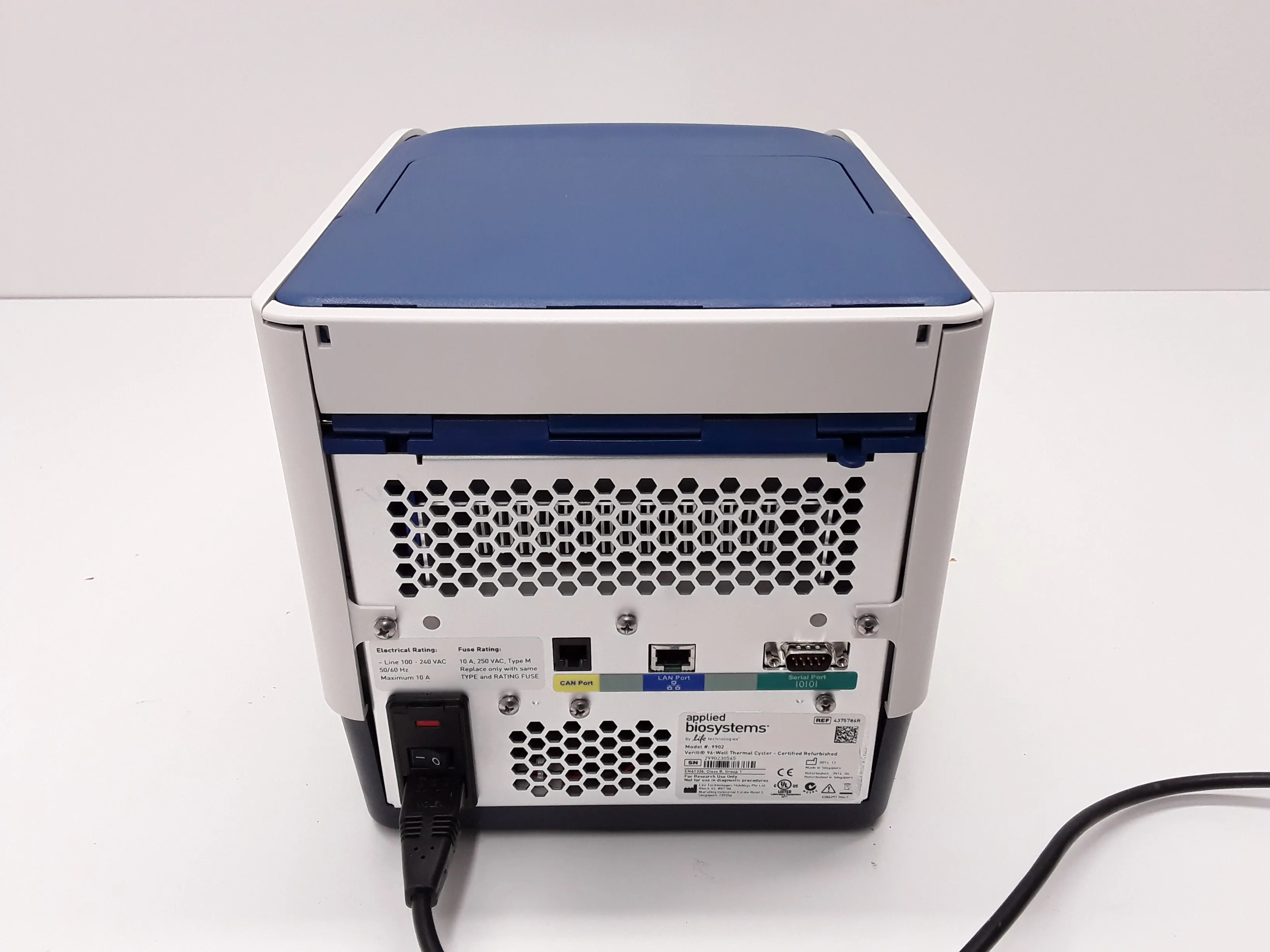 Used Applied Biosystems Veriti 96 Well Thermal Cycler 0.2mL Model 9902 PCR