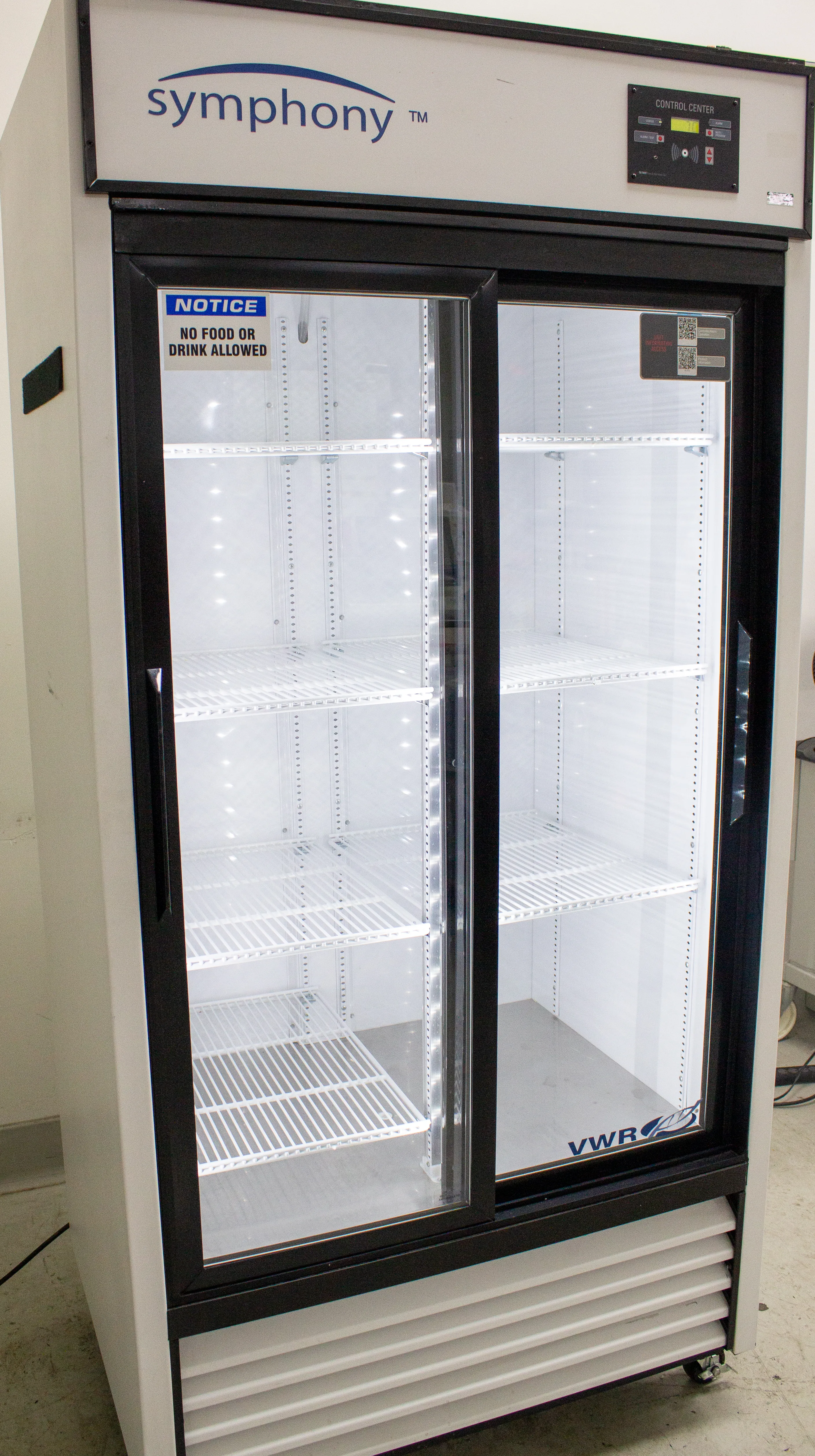 VWR Symphony SCLP-33 Upright Glass Door Laboratory Refrigerator