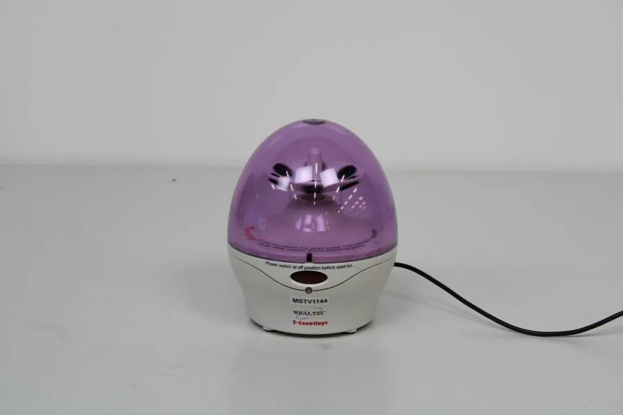 Wealtec Corp E-Centrifuge Benchtop Mini Personal Centrifuge