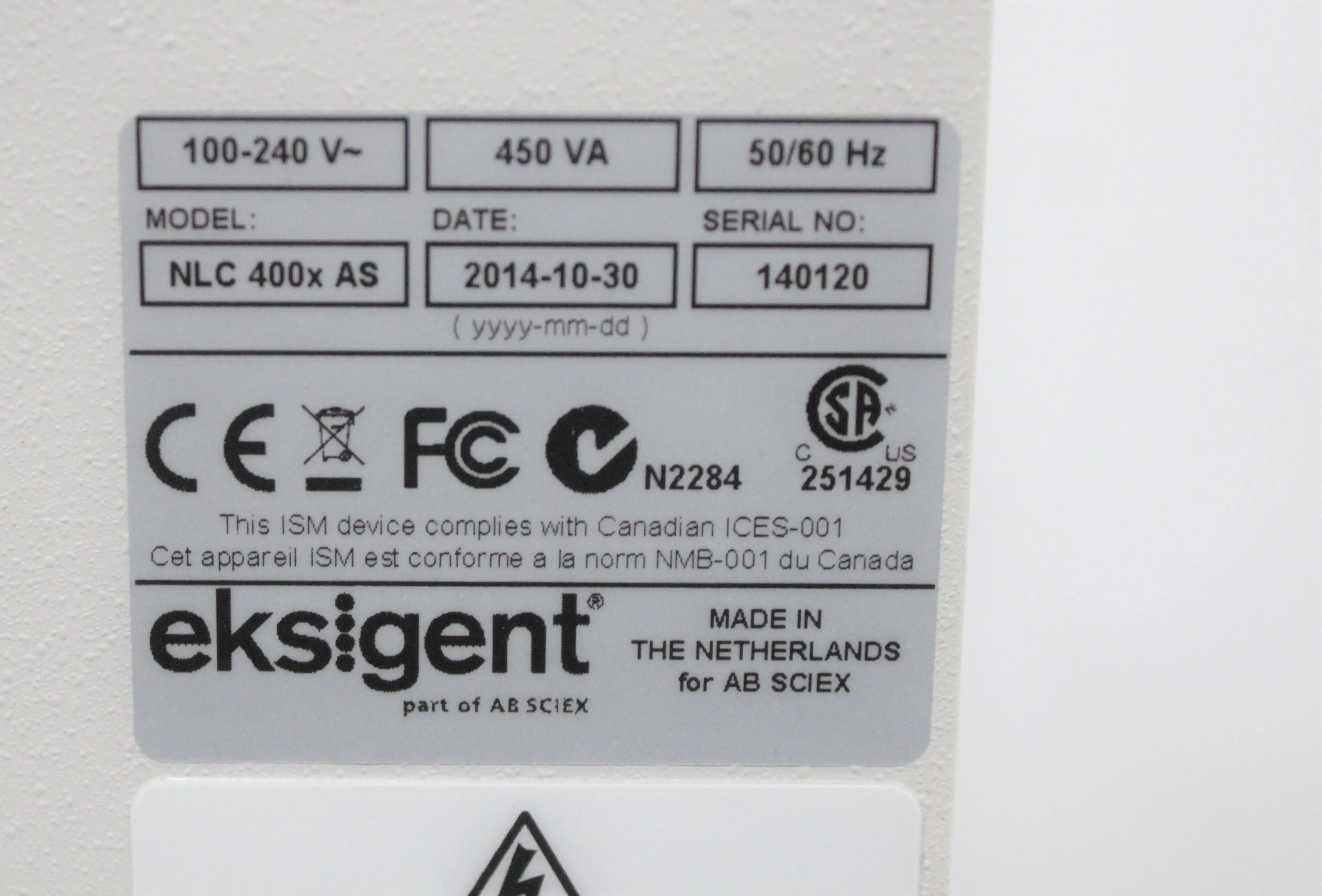 Eksigent Ekspert NanoLC 425 HPLC System - Used