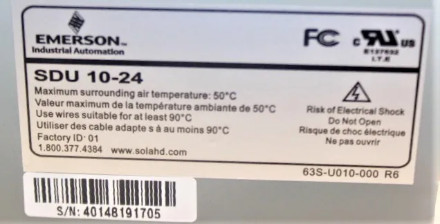SOLA SDU 10-24 Uninterruptible Power Supply