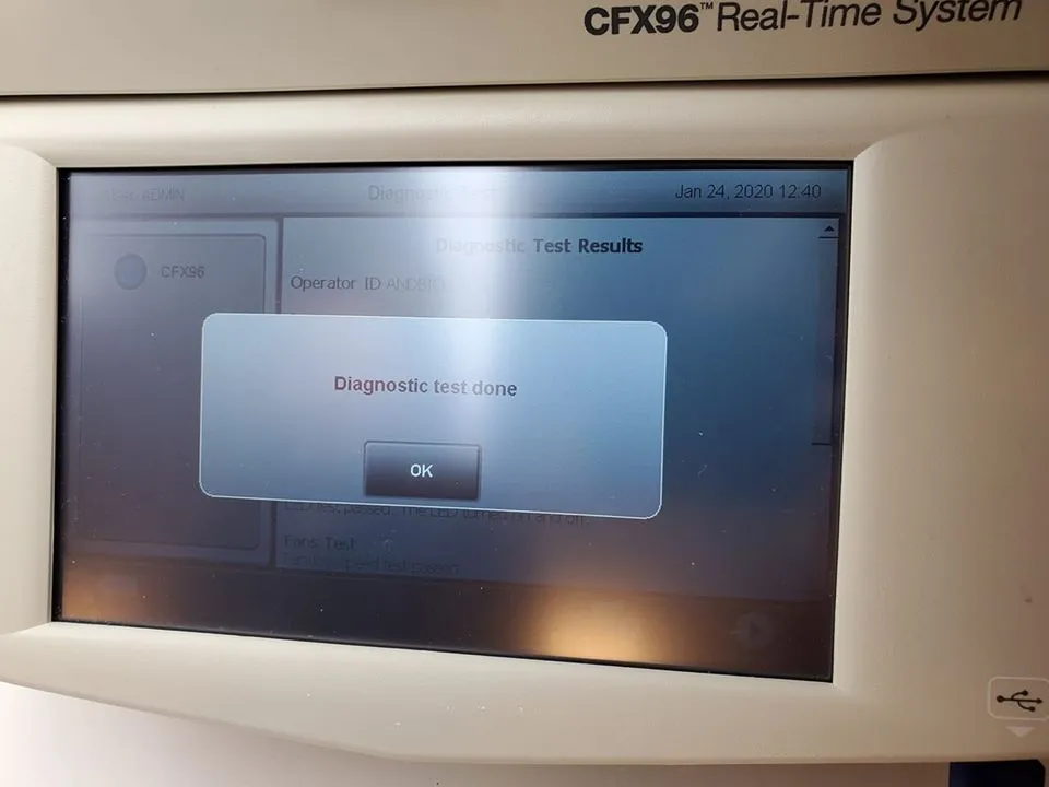 BIO-RAD CFX96 Optics Module; C1000 Touch Thermal Cycler - Real Time PCR
