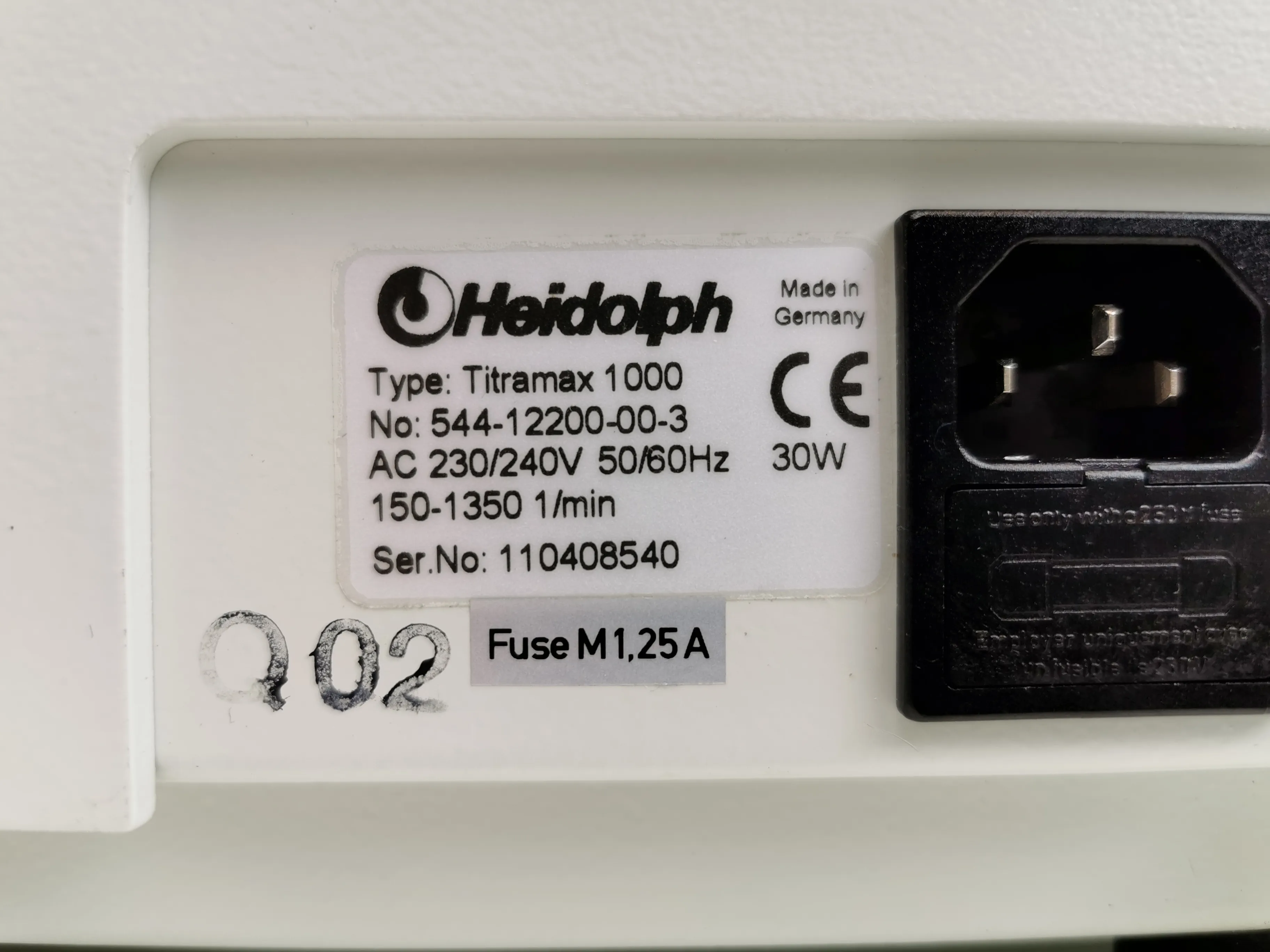 Heidolph Titramax 1000 Shaker Vortexer - Used Laboratory Equipment