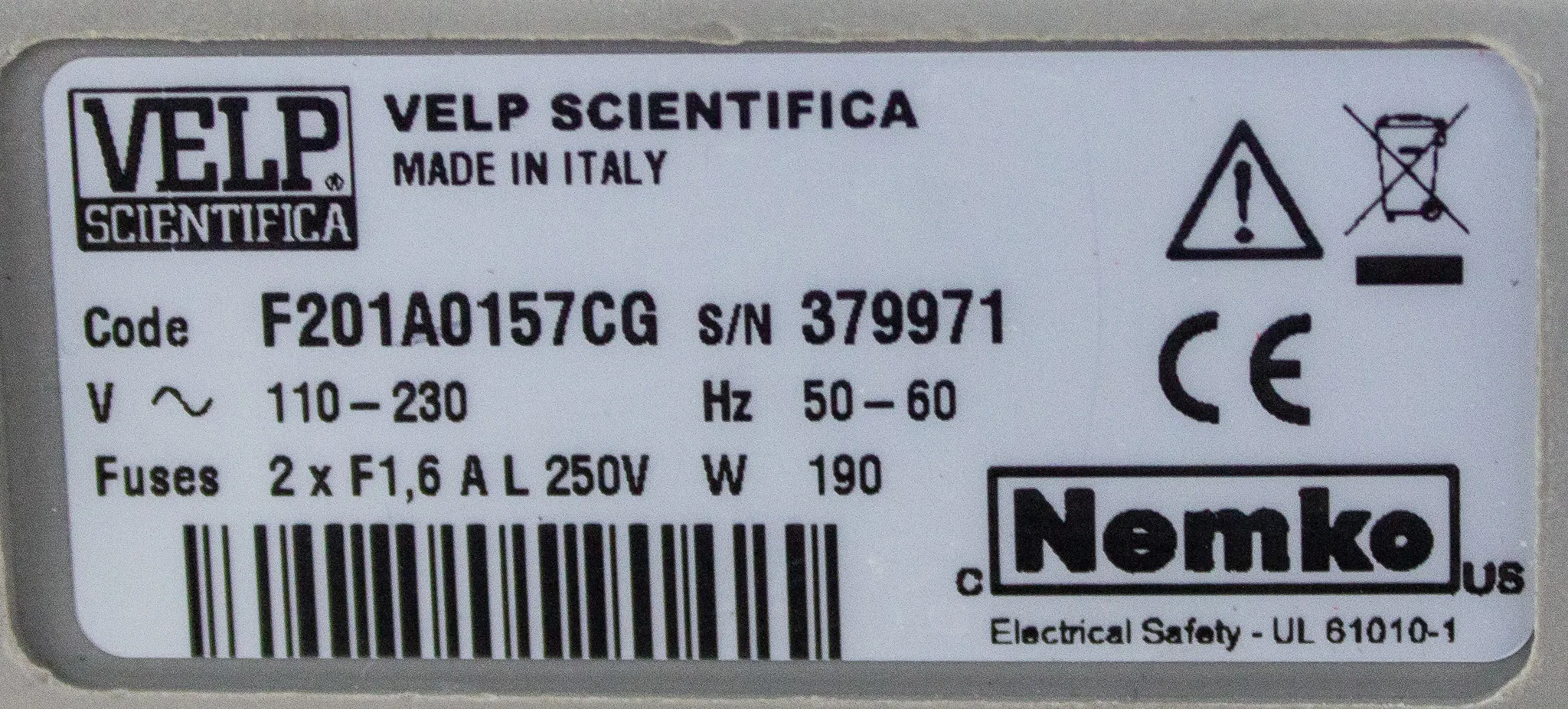 Velp Scientifica DLH Overhead Stirrer