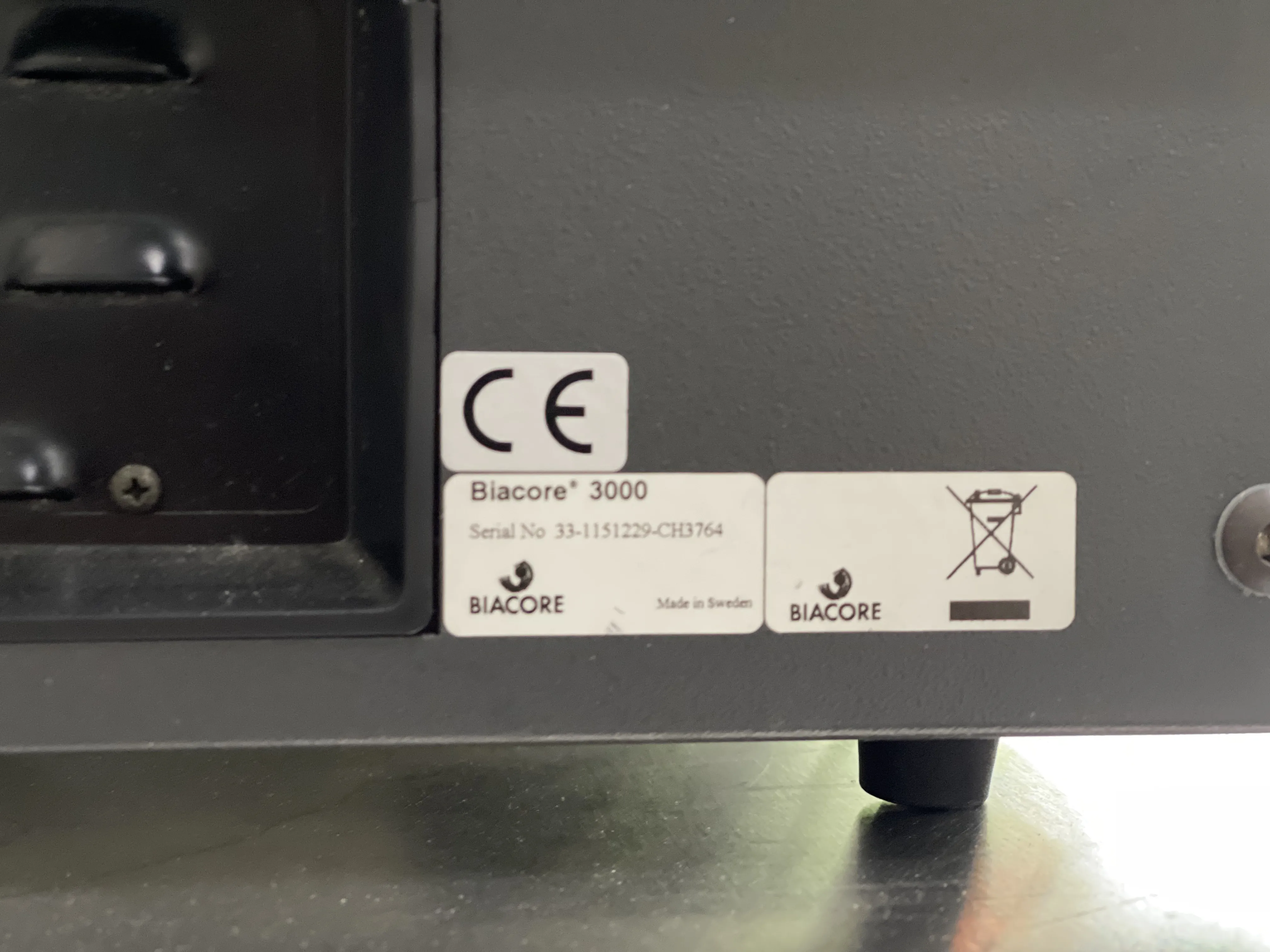 Biacore 3000 DNA Sequencer P (Poor) Used - Sold AS-IS missing components
