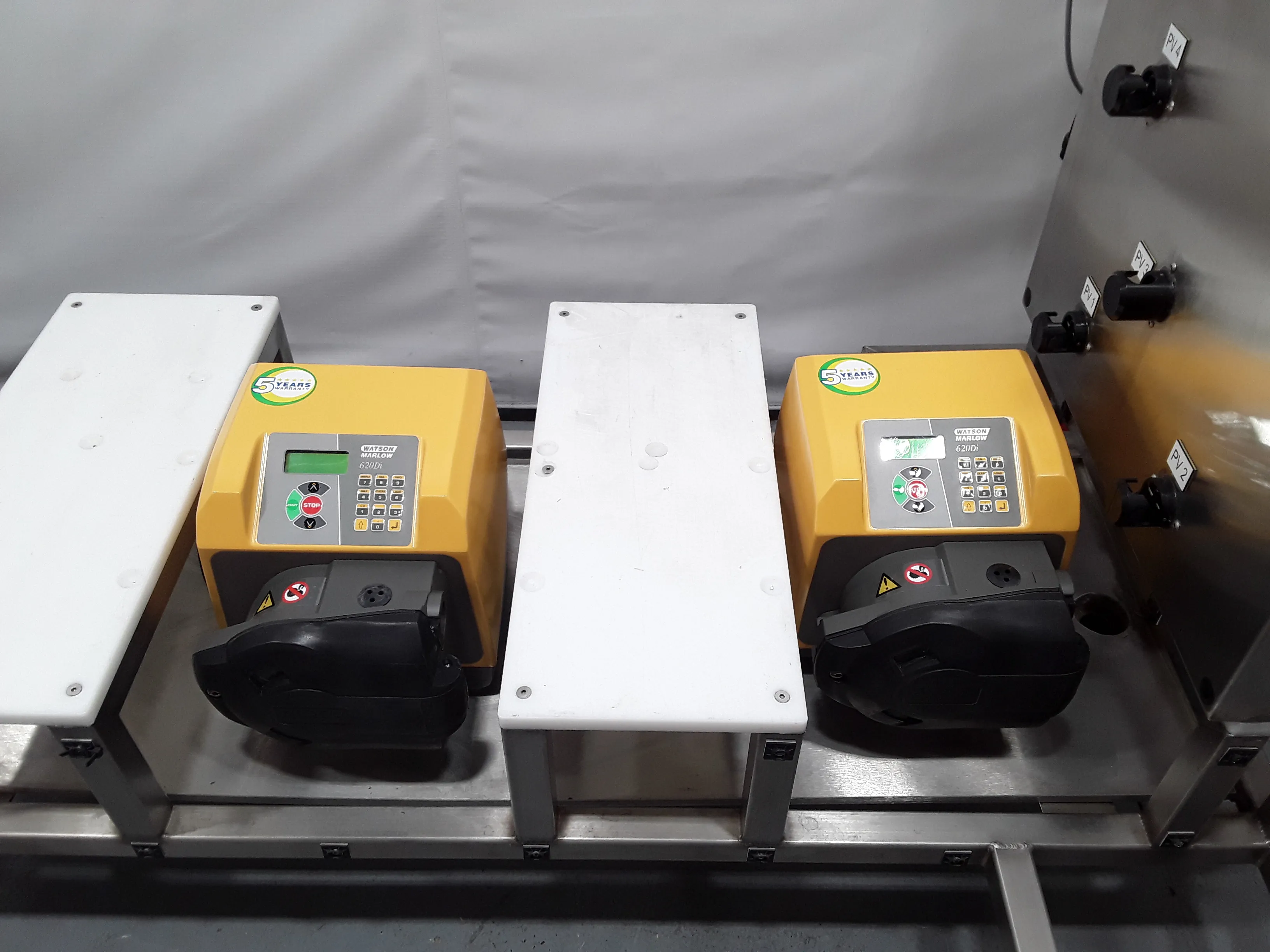 Gen-Probe Custom Fill Process Skid W/ 2 Watson Marlow 621 DI-R Pump - Used Lab Equipment