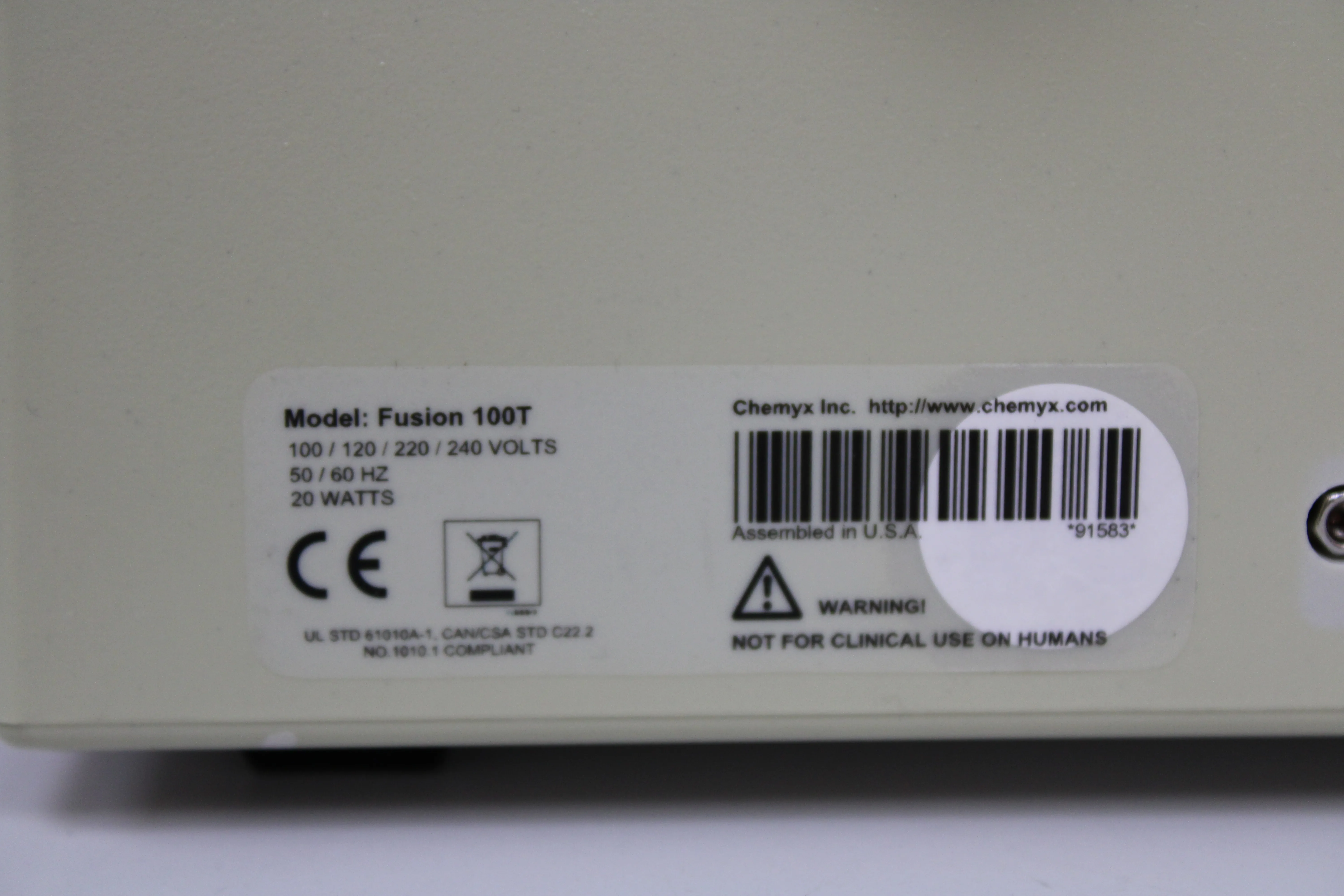 Chemyx Fusion 100T Syringe Pump
