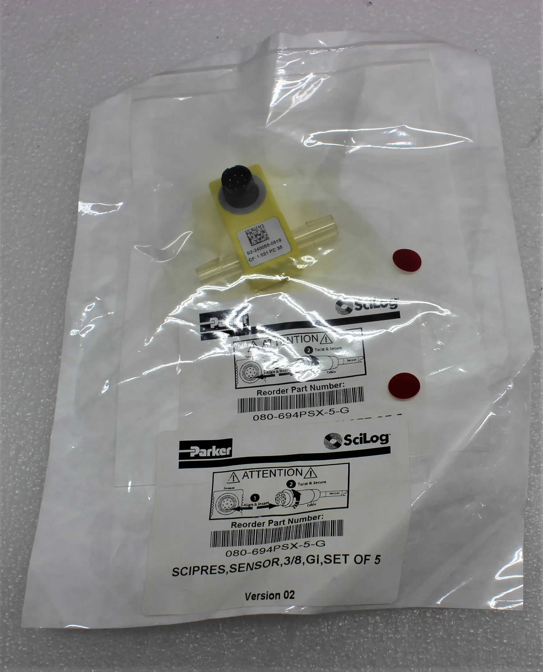 SciLog SciPres Pressure Sensor 080-694PSX-5-G