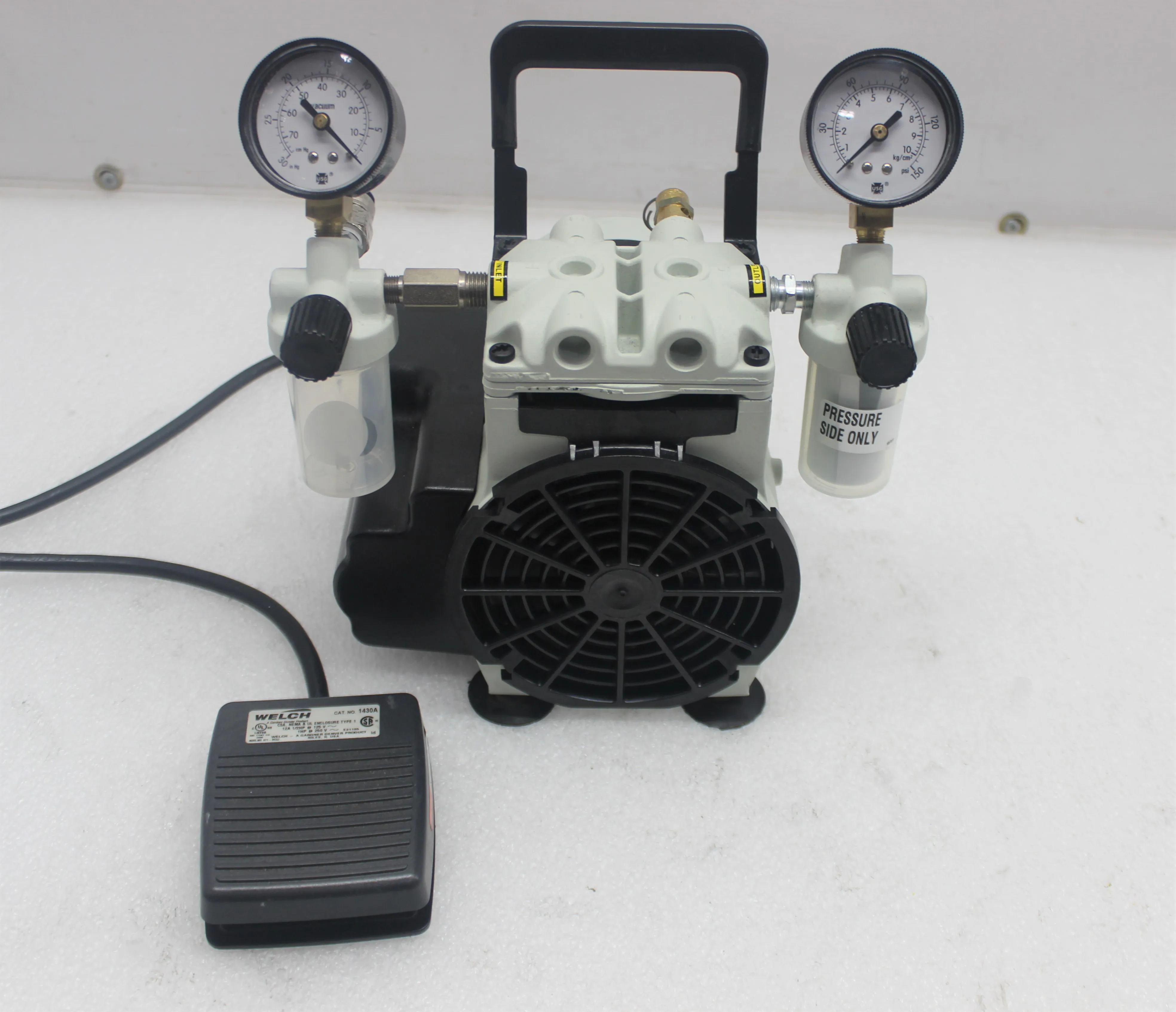 Used Welch 2546B-01 Piston Vacuum Pump 120V 60Hz US