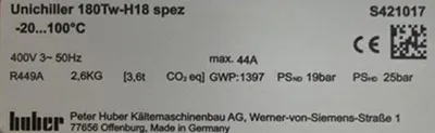 Huber Unichiller 180Tw-H18 with Pilot ONE