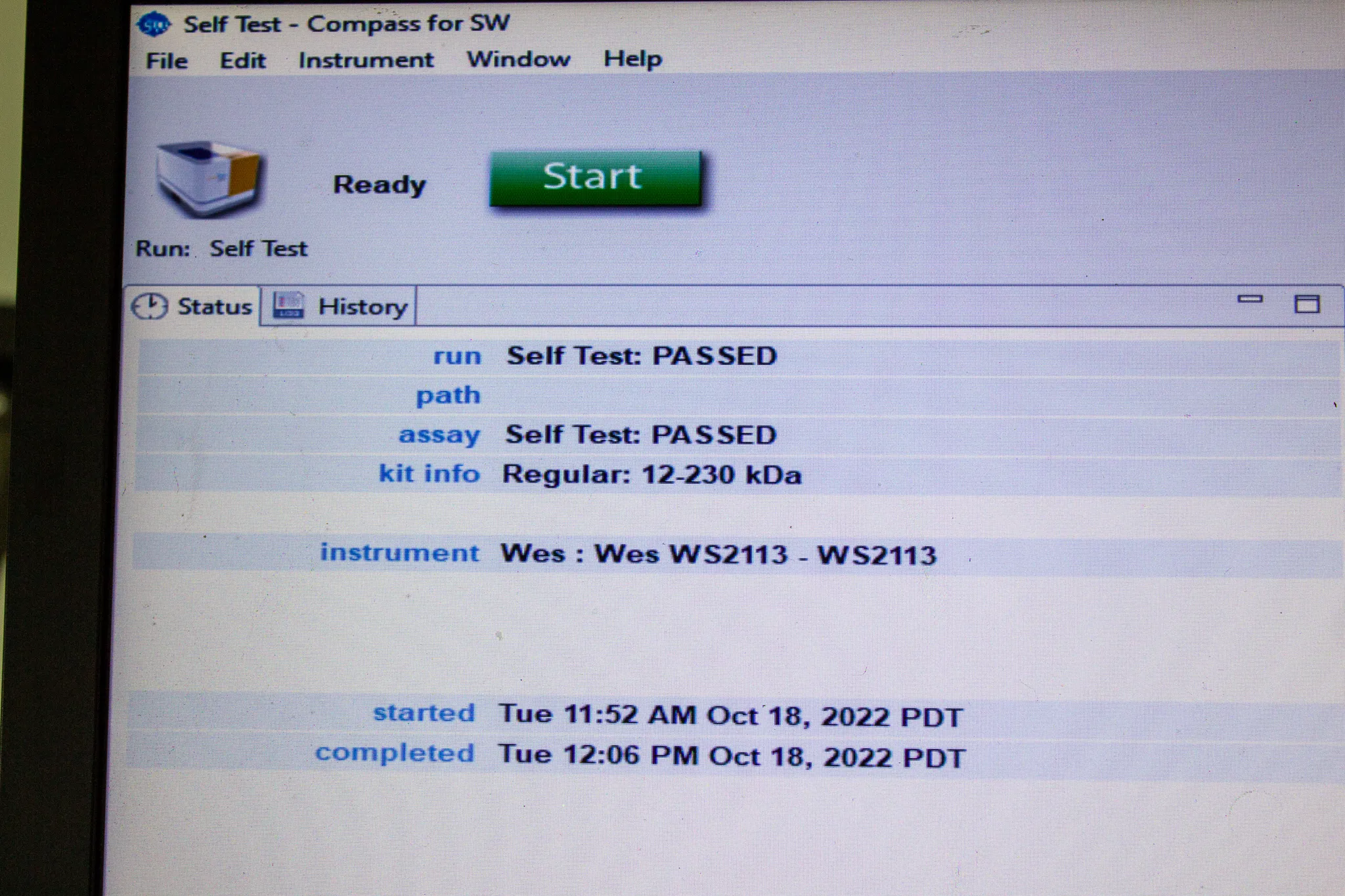 ProteinSimple Wes Western Blot System