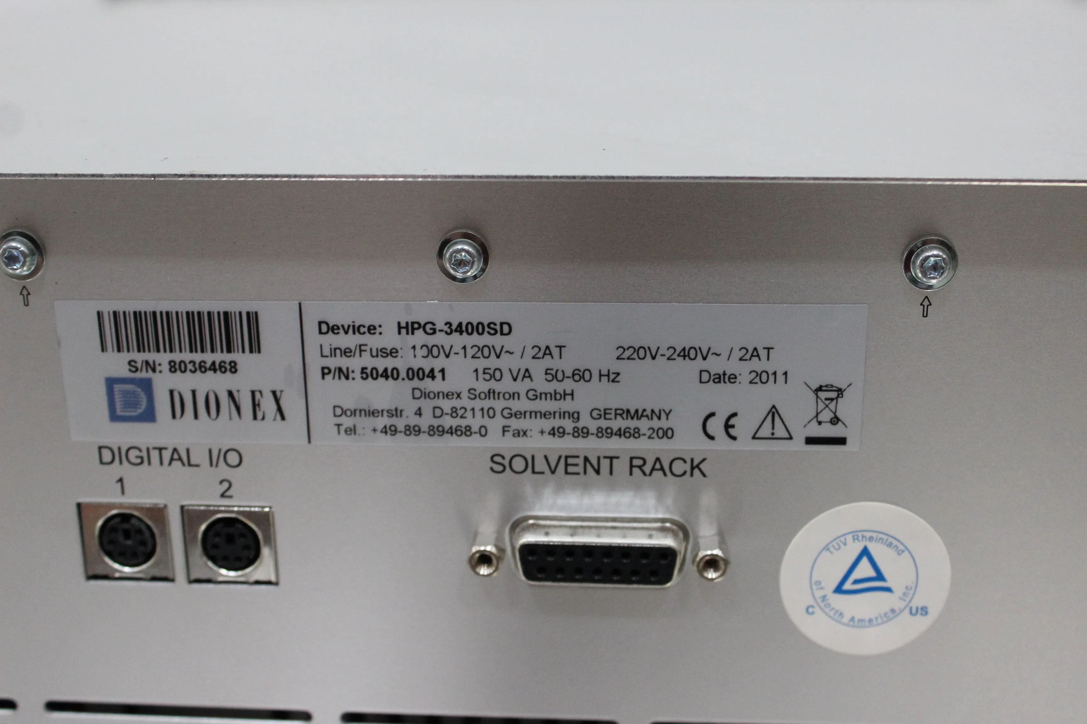 Thermo Fisher HPG-3400SD Standard Binary Pump